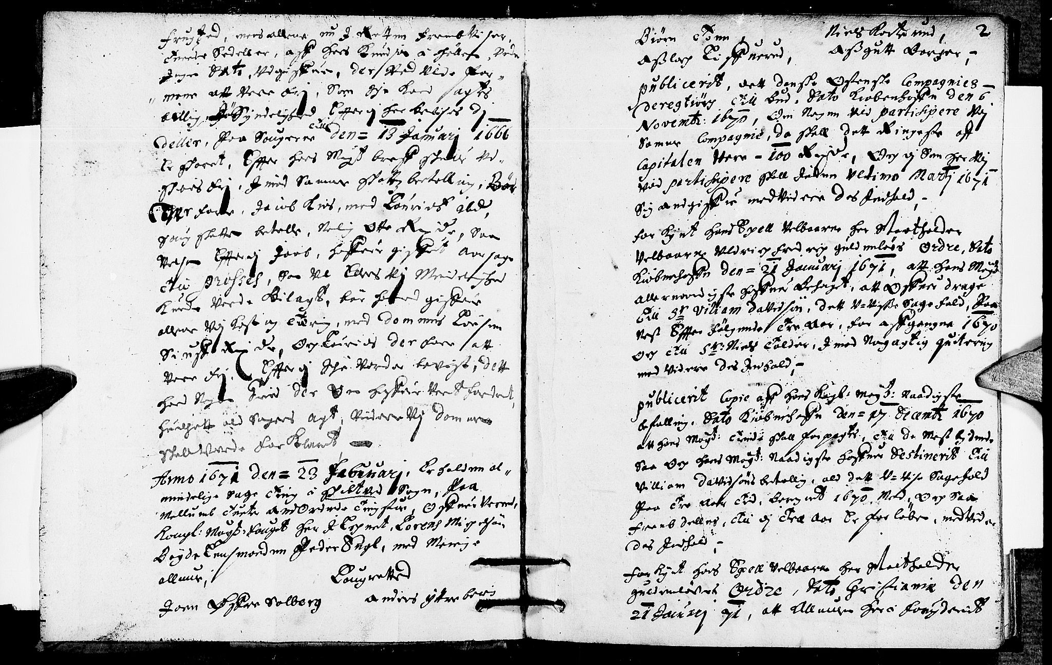 Rakkestad sorenskriveri, SAO/A-10686/F/Fb/L0021: Tingbøker, 1671, p. 1b-2a