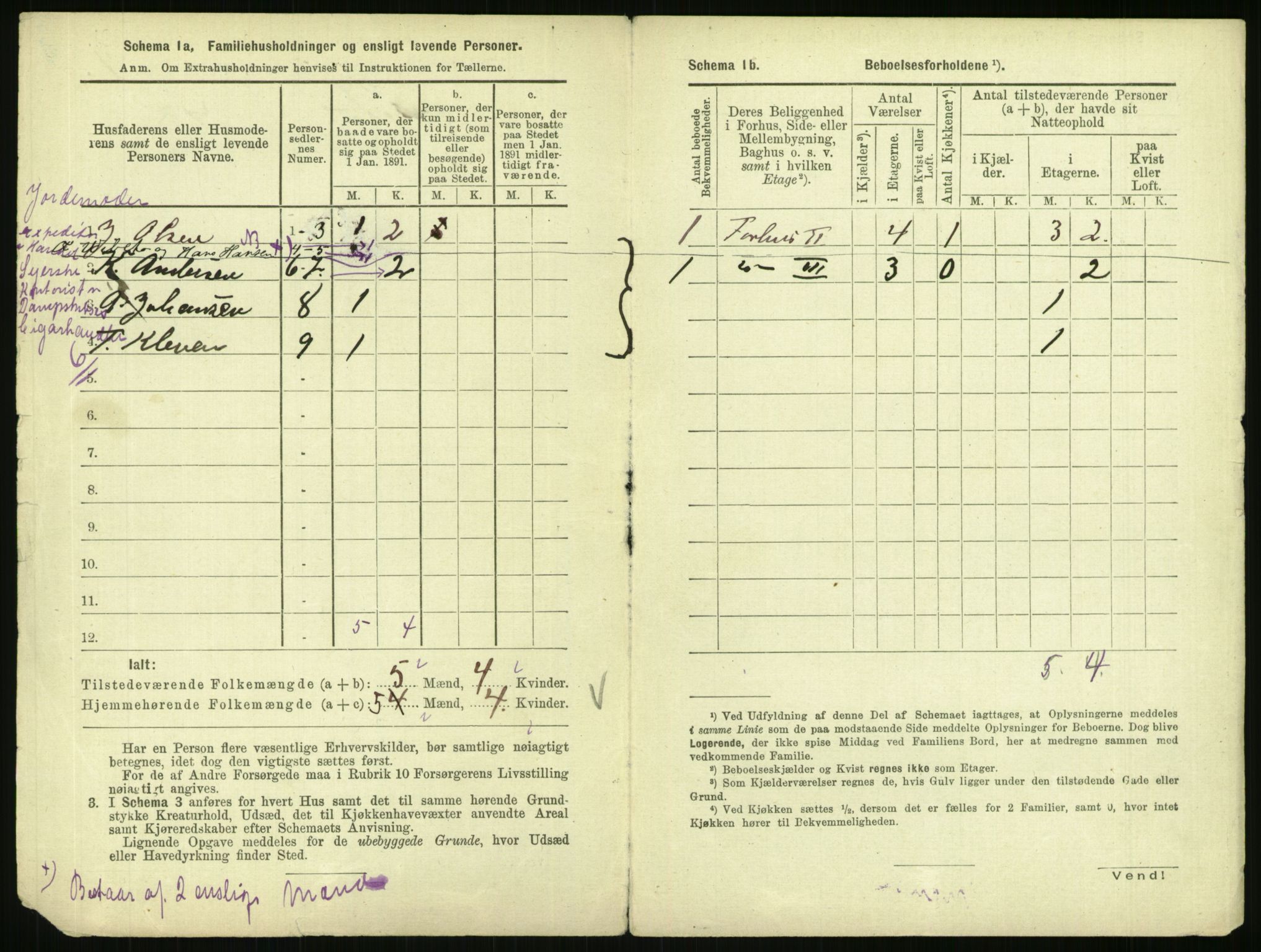 RA, 1891 census for 0301 Kristiania, 1891, p. 60683