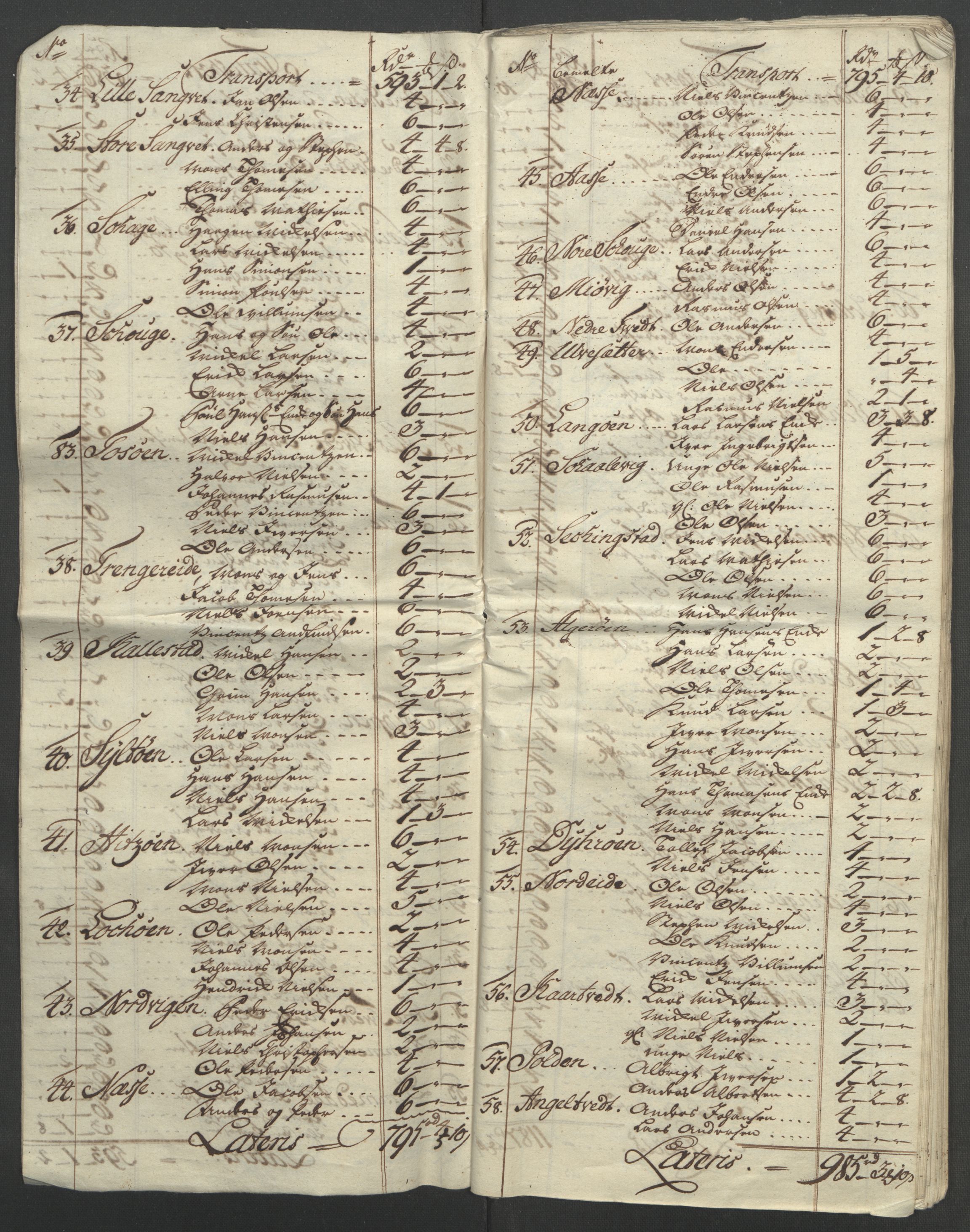 Rentekammeret inntil 1814, Reviderte regnskaper, Fogderegnskap, RA/EA-4092/R51/L3303: Ekstraskatten Nordhordland og Voss, 1762-1772, p. 495