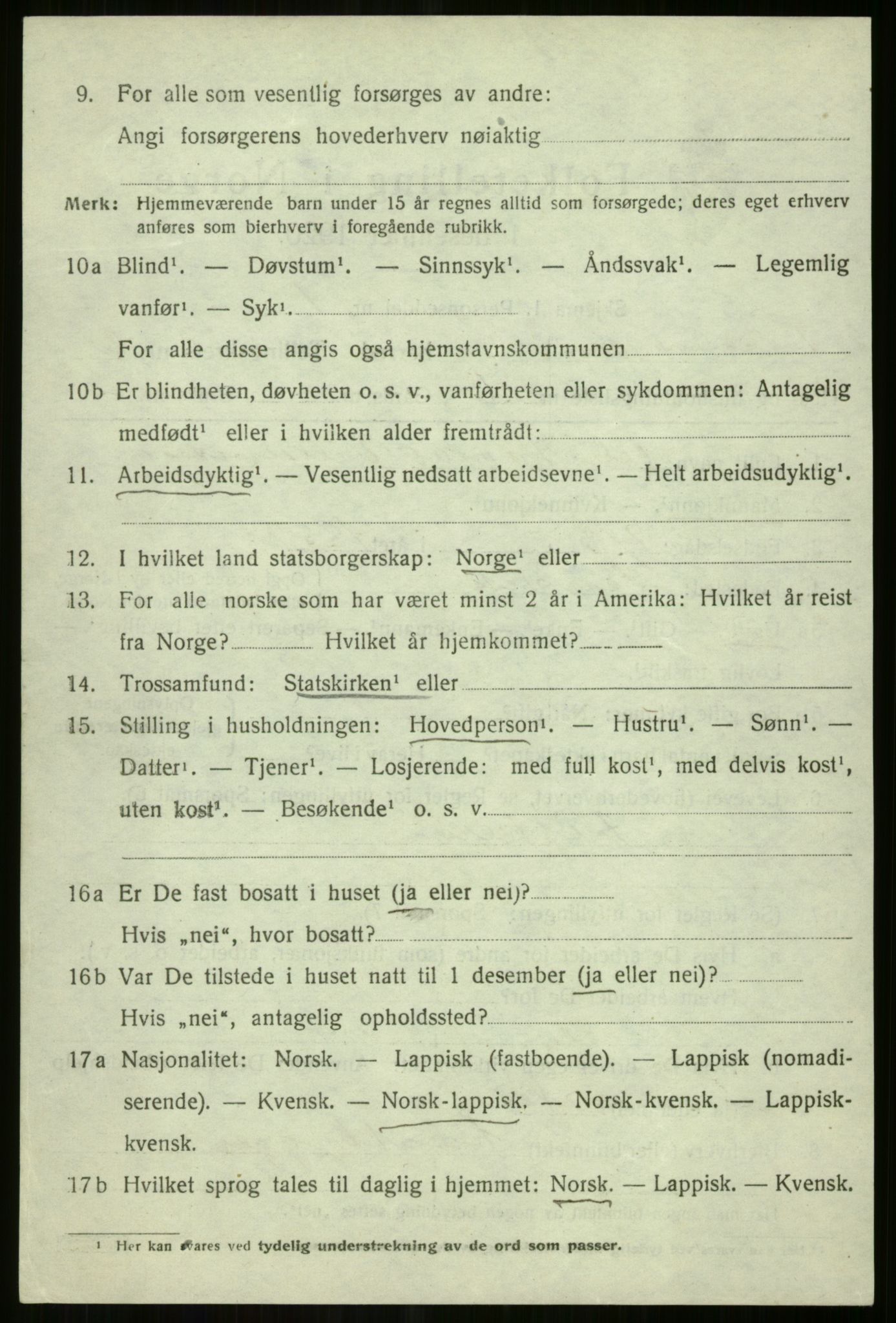 SATØ, 1920 census for Tromsøysund, 1920, p. 10931