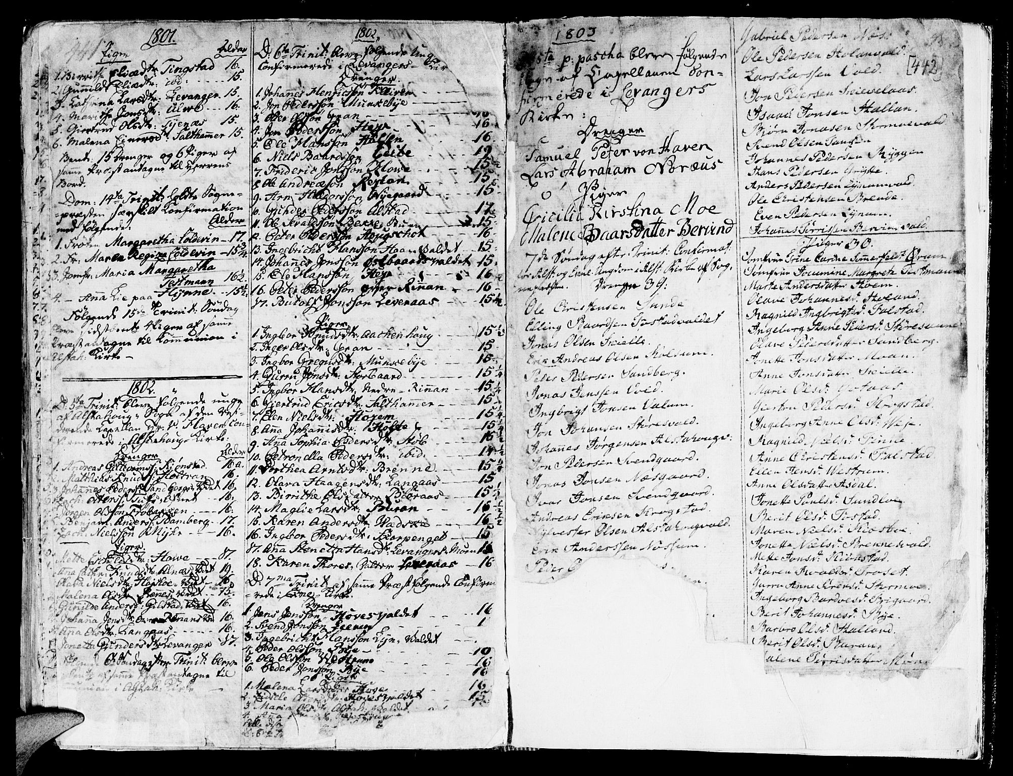 Ministerialprotokoller, klokkerbøker og fødselsregistre - Nord-Trøndelag, SAT/A-1458/717/L0141: Parish register (official) no. 717A01, 1747-1803, p. 441-442