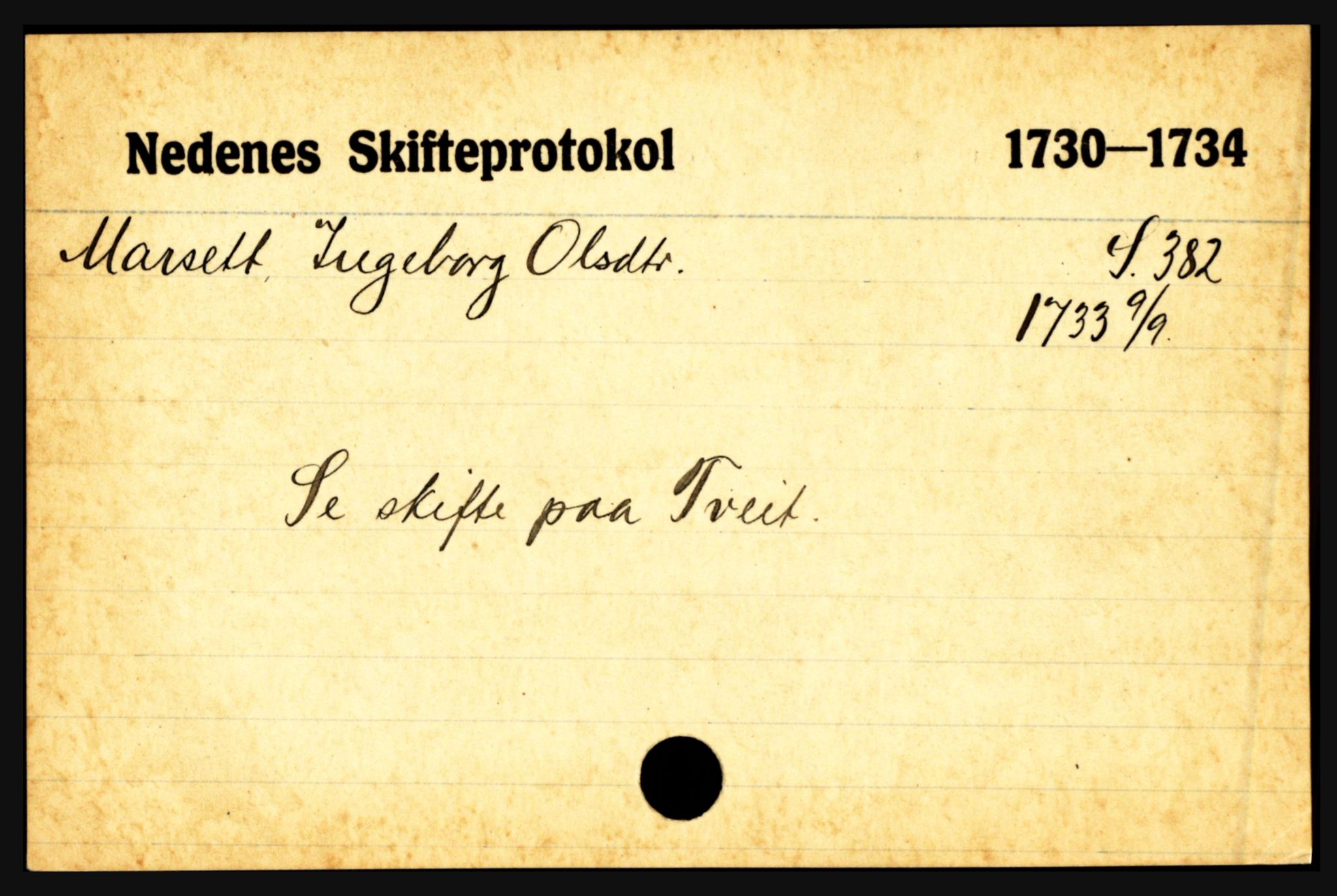 Nedenes sorenskriveri før 1824, AV/SAK-1221-0007/H, p. 19335