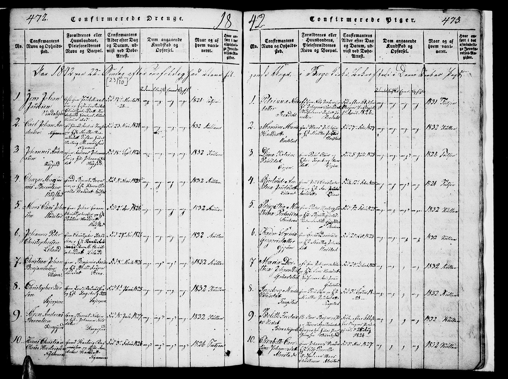 Ministerialprotokoller, klokkerbøker og fødselsregistre - Nordland, AV/SAT-A-1459/880/L1139: Parish register (copy) no. 880C01, 1836-1857, p. 472-473