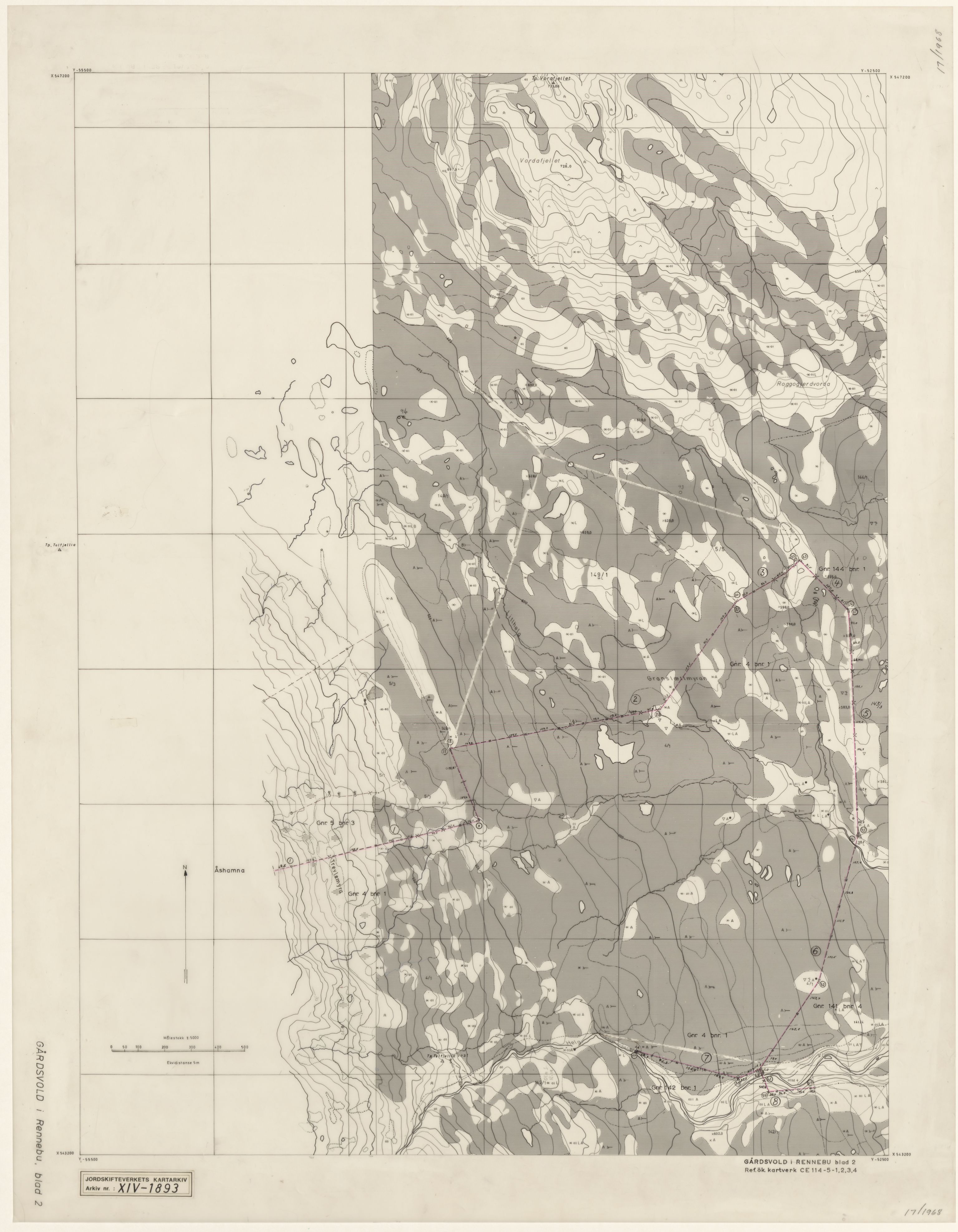 Jordskifteverkets kartarkiv, RA/S-3929/T, 1859-1988, p. 2971