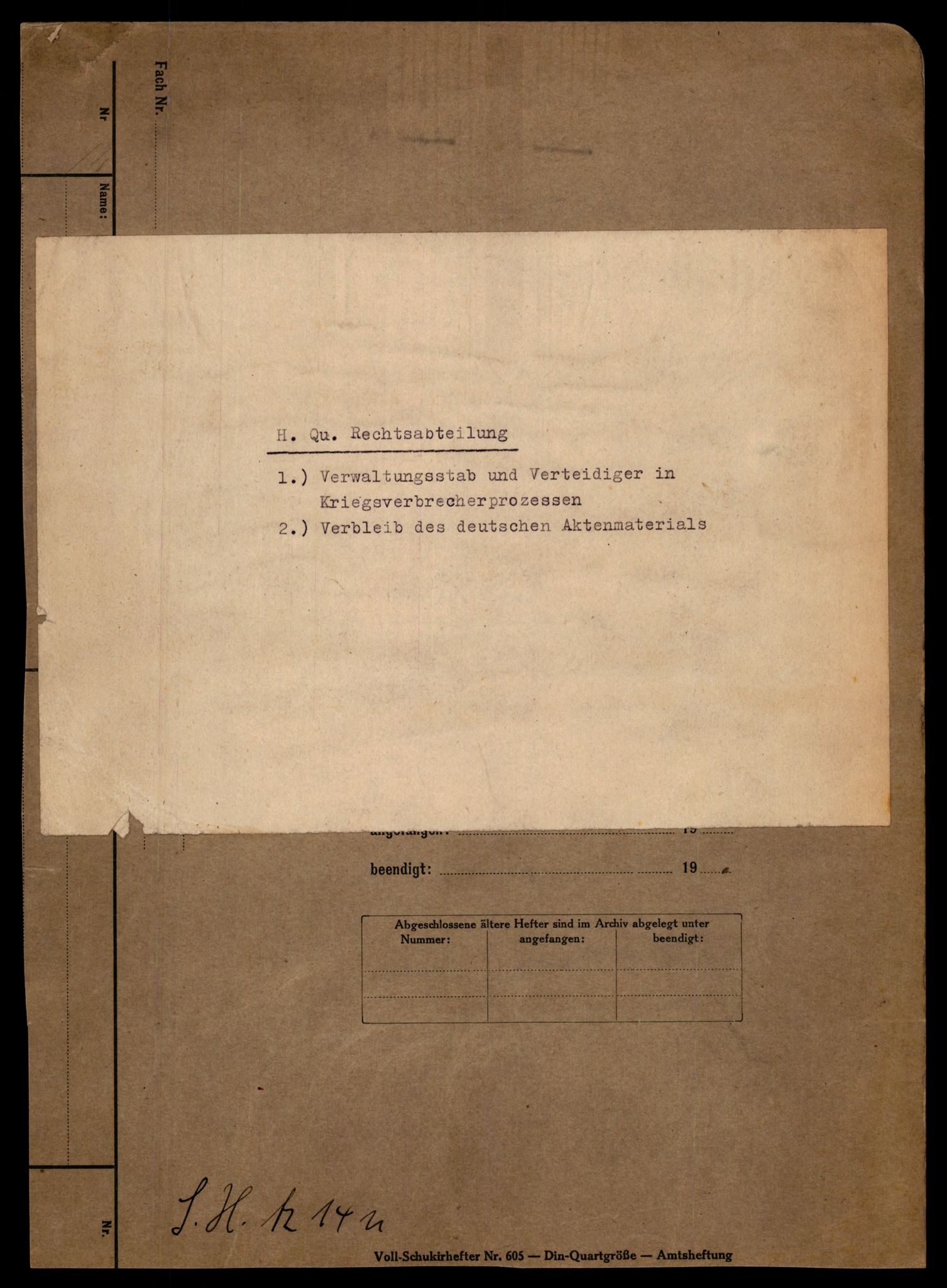 Forsvarets Overkommando. 2 kontor. Arkiv 11.4. Spredte tyske arkivsaker, AV/RA-RAFA-7031/D/Dar/Darc/L0009: FO.II, 1945-1948, p. 2