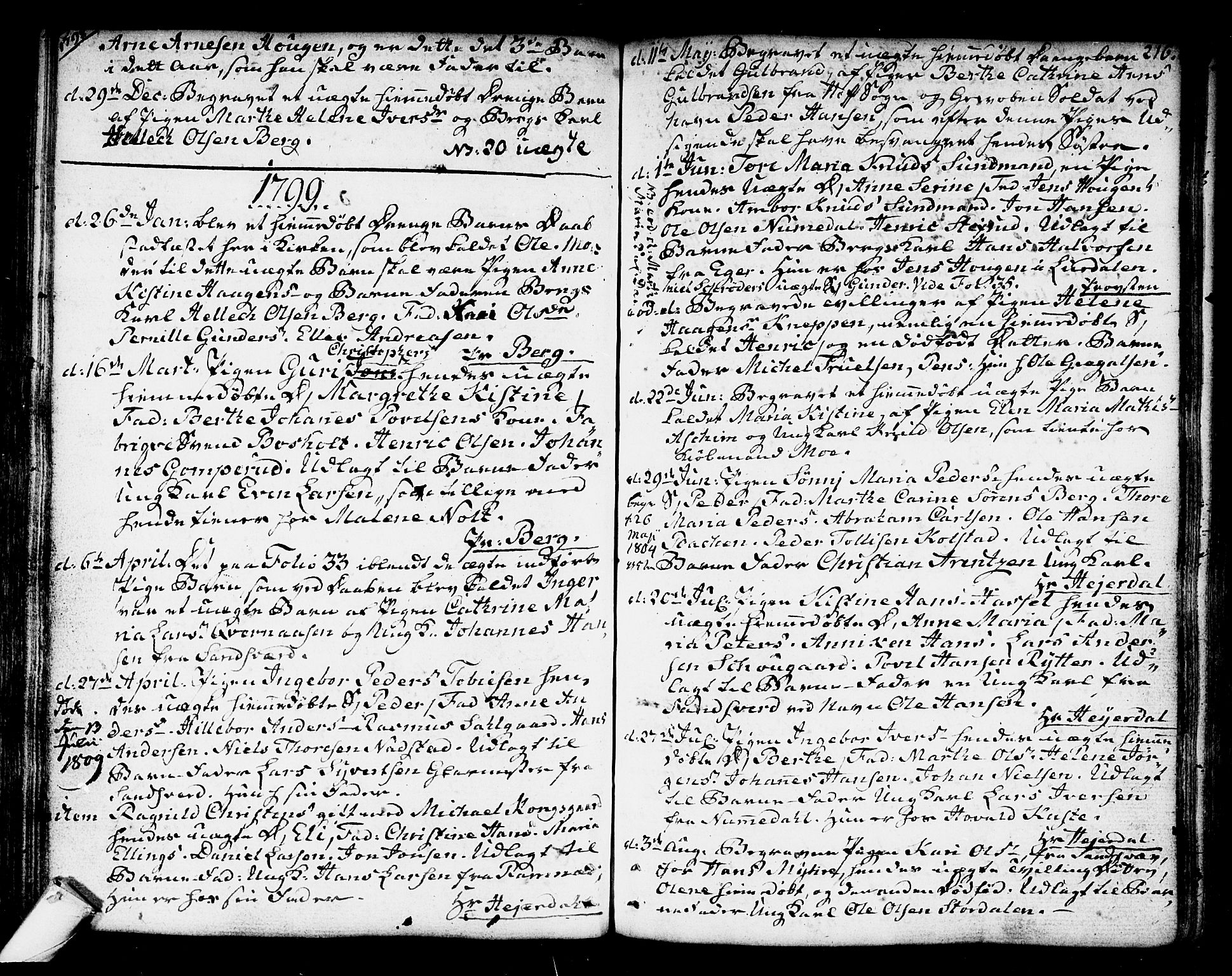 Kongsberg kirkebøker, SAKO/A-22/F/Fa/L0007: Parish register (official) no. I 7, 1795-1816, p. 216