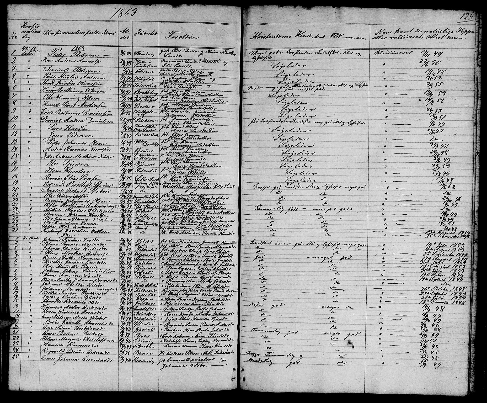 Ministerialprotokoller, klokkerbøker og fødselsregistre - Møre og Romsdal, AV/SAT-A-1454/511/L0156: Parish register (copy) no. 511C02, 1855-1863, p. 125