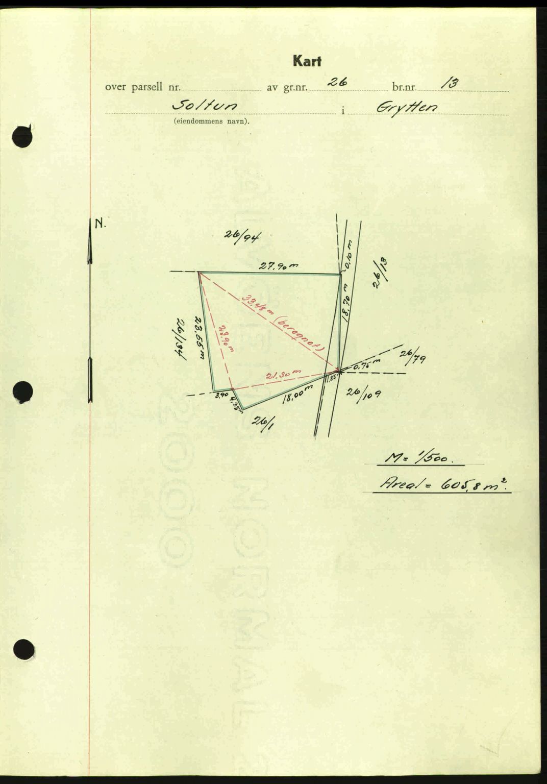 Romsdal sorenskriveri, AV/SAT-A-4149/1/2/2C: Mortgage book no. A17, 1944-1945, Diary no: : 502/1945