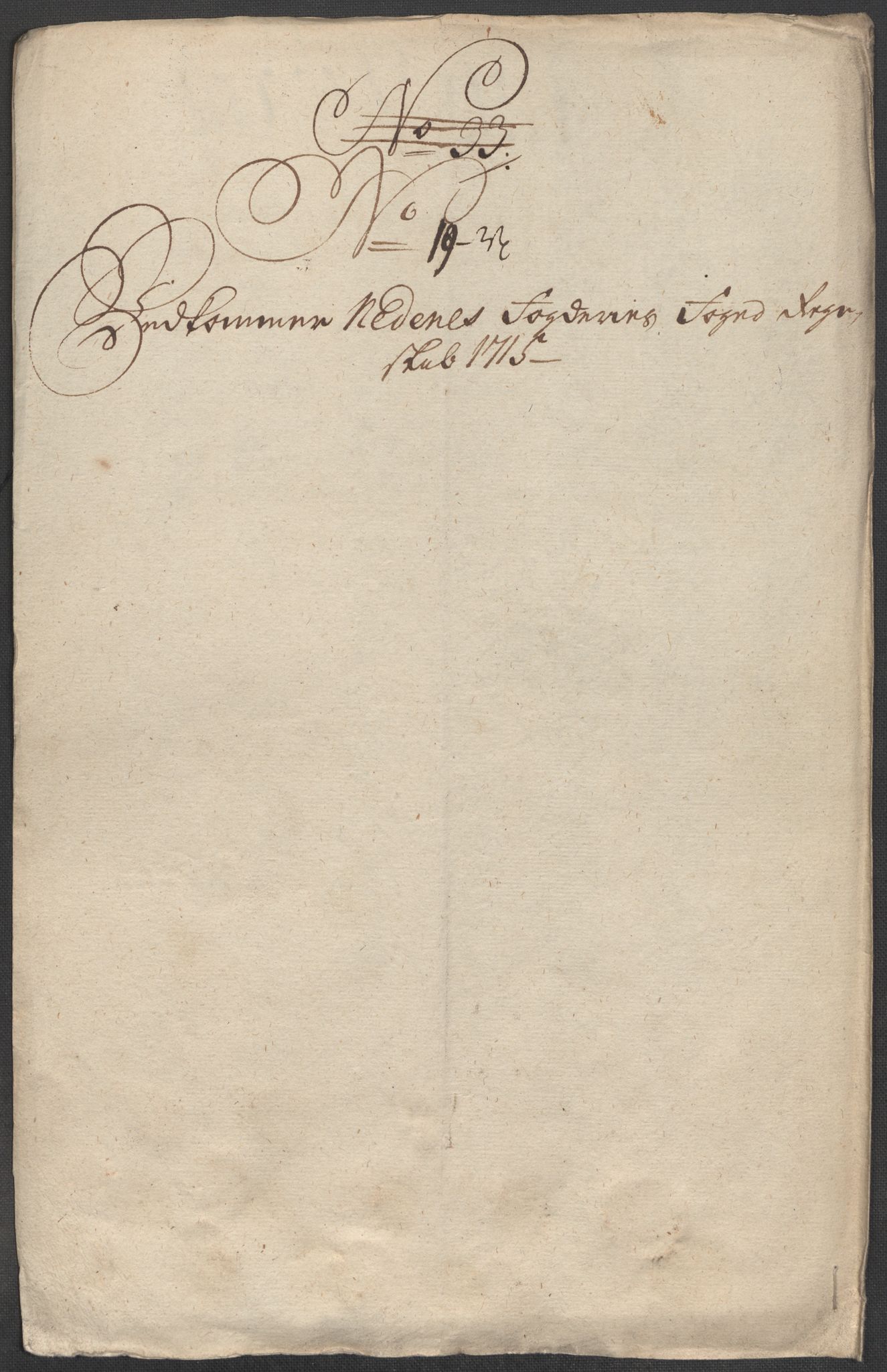 Rentekammeret inntil 1814, Reviderte regnskaper, Fogderegnskap, AV/RA-EA-4092/R39/L2323: Fogderegnskap Nedenes, 1715, p. 181