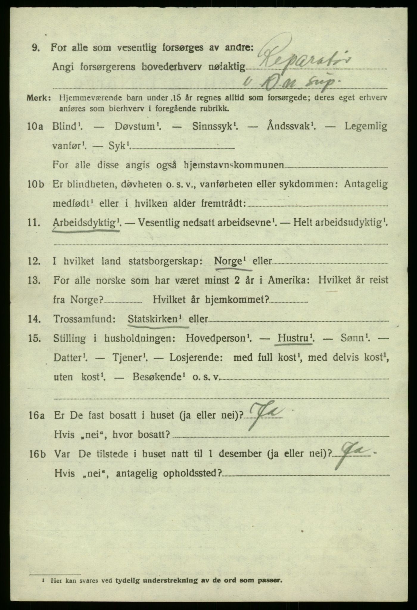 SAB, 1920 census for Laksevåg, 1920, p. 18687