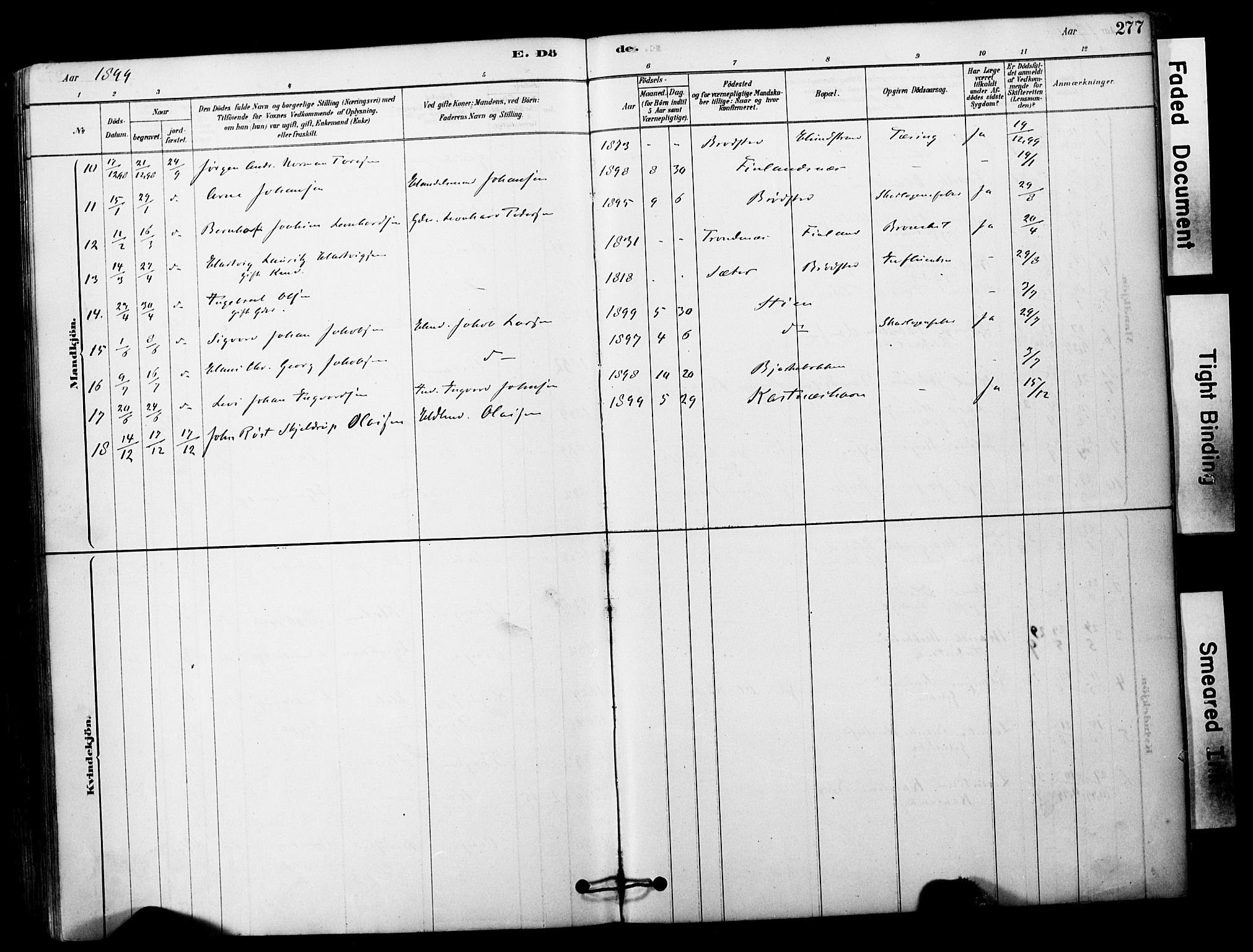 Tranøy sokneprestkontor, SATØ/S-1313/I/Ia/Iaa/L0011kirke: Parish register (official) no. 11, 1878-1904, p. 277