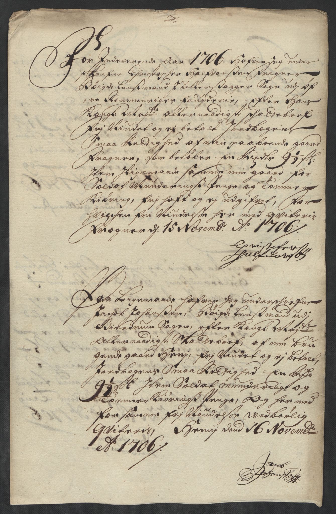 Rentekammeret inntil 1814, Reviderte regnskaper, Fogderegnskap, AV/RA-EA-4092/R12/L0718: Fogderegnskap Øvre Romerike, 1706-1707, p. 196