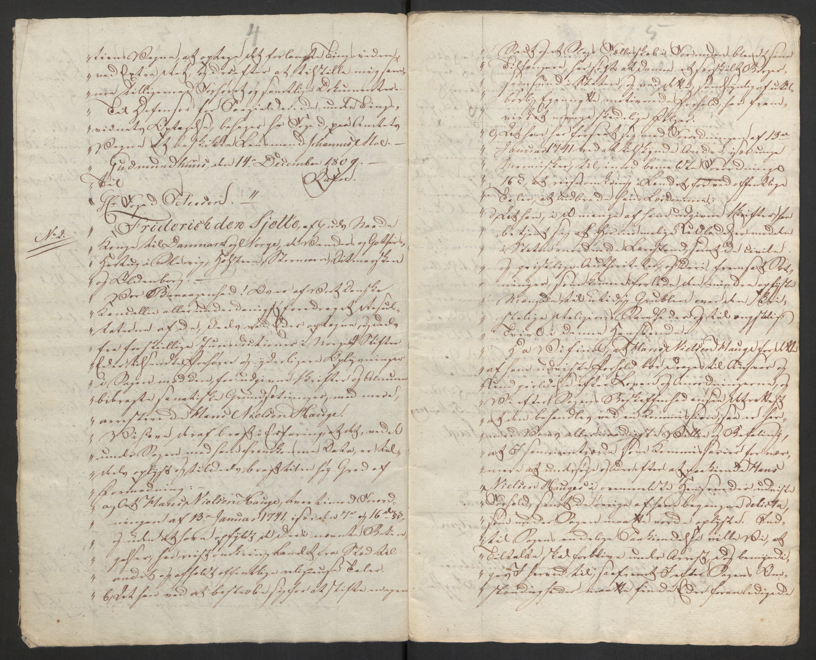 Justisdepartementet, Kommisjon i saken mot Hans Nielsen Hauge 1804, AV/RA-S-1151/D/L0005: Hans Nielsen Hauges sak, 1813, p. 230