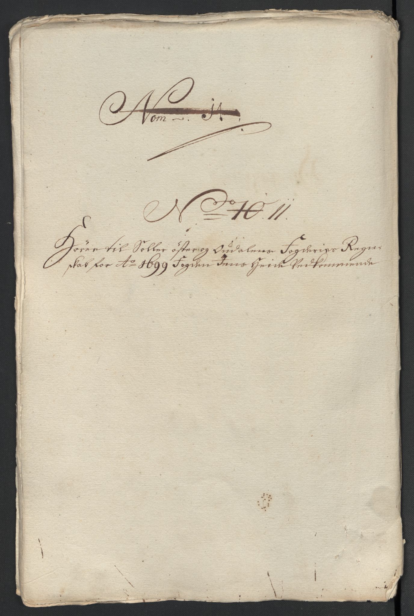 Rentekammeret inntil 1814, Reviderte regnskaper, Fogderegnskap, AV/RA-EA-4092/R13/L0837: Fogderegnskap Solør, Odal og Østerdal, 1699, p. 191