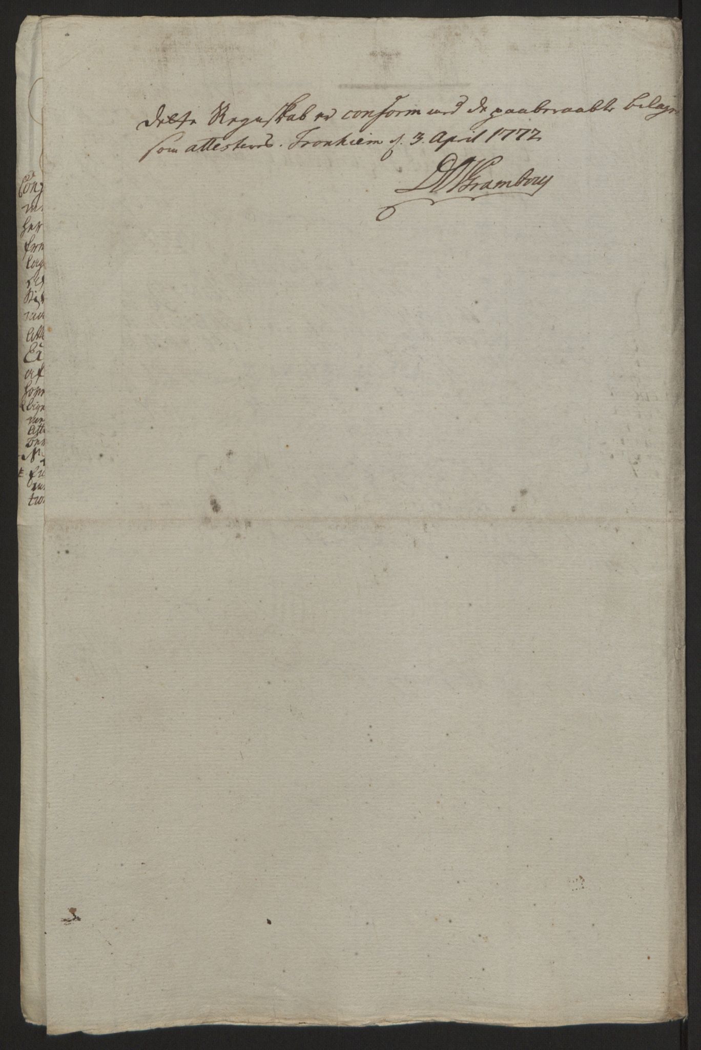 Rentekammeret inntil 1814, Reviderte regnskaper, Fogderegnskap, AV/RA-EA-4092/R64/L4502: Ekstraskatten Namdal, 1762-1772, p. 393