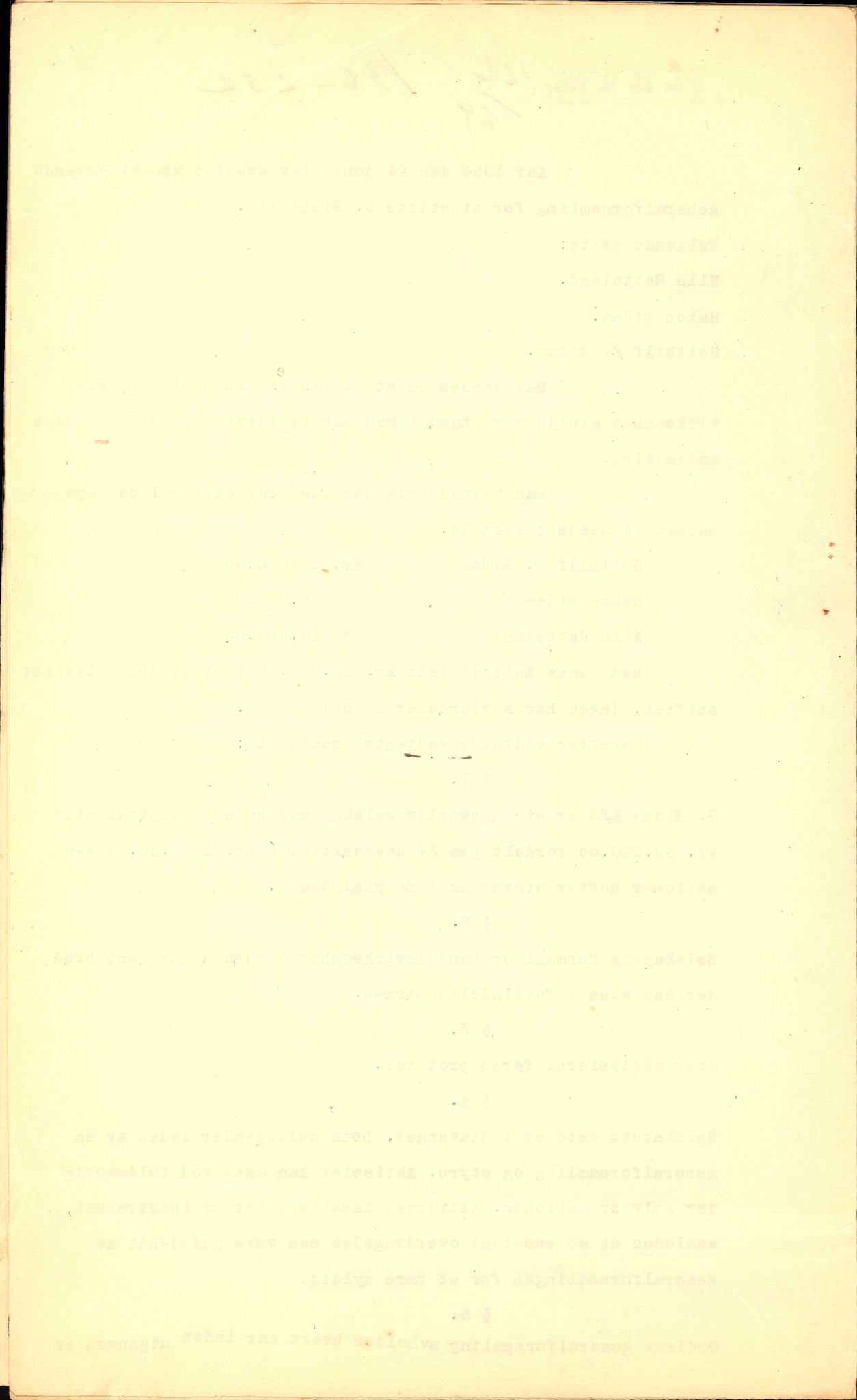 Stavanger byfogd, AV/SAST-A-101408/002/J/Jd/Jde/L0034: Registreringsmeldinger og bilag. Aksjeselskap, 99-165, 1915-1961, p. 46