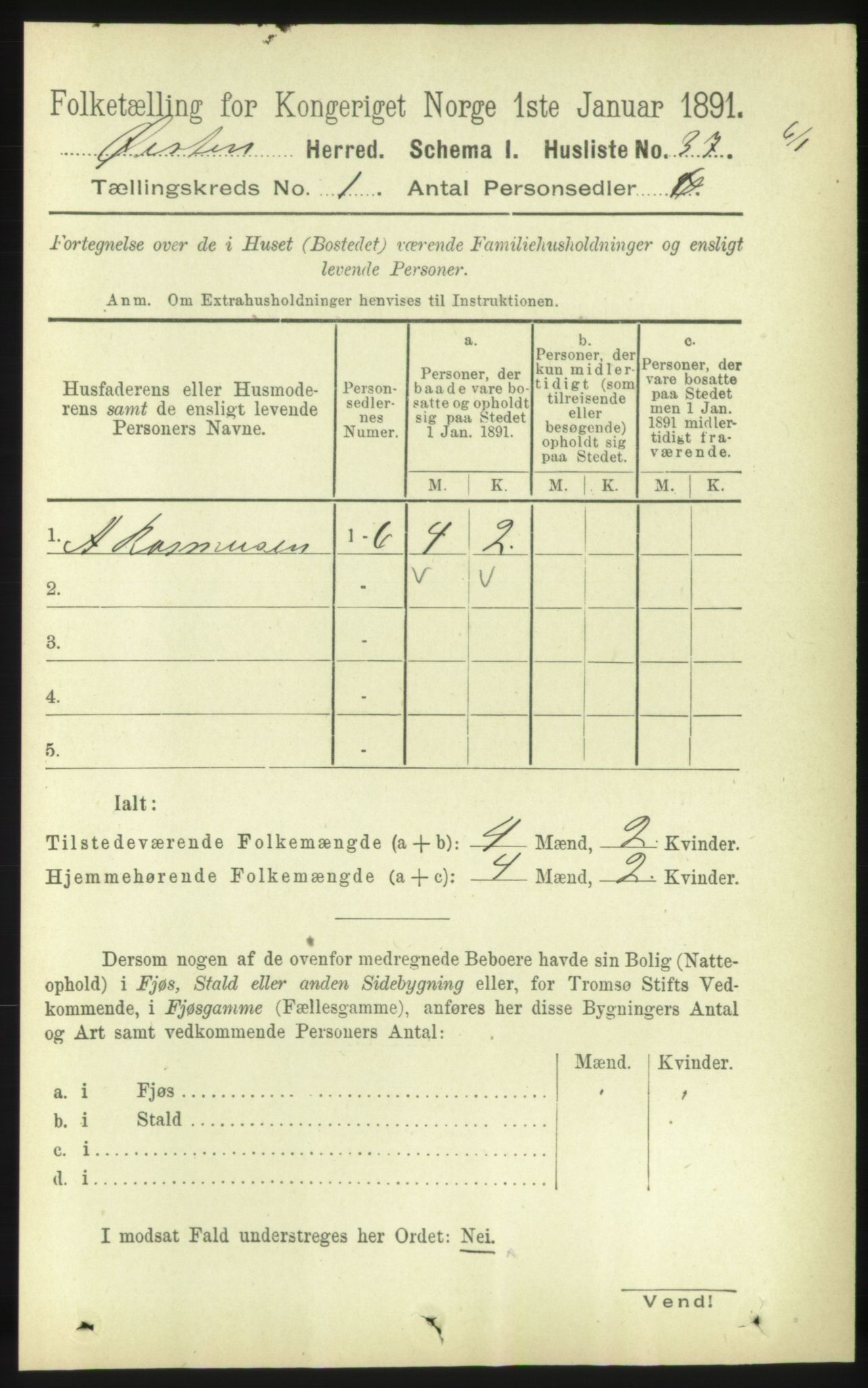 RA, 1891 census for 1520 Ørsta, 1891, p. 55