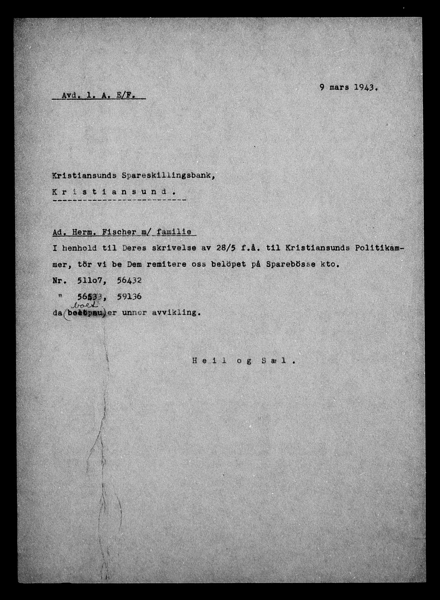 Justisdepartementet, Tilbakeføringskontoret for inndratte formuer, AV/RA-S-1564/H/Hc/Hcb/L0911: --, 1945-1947, p. 723