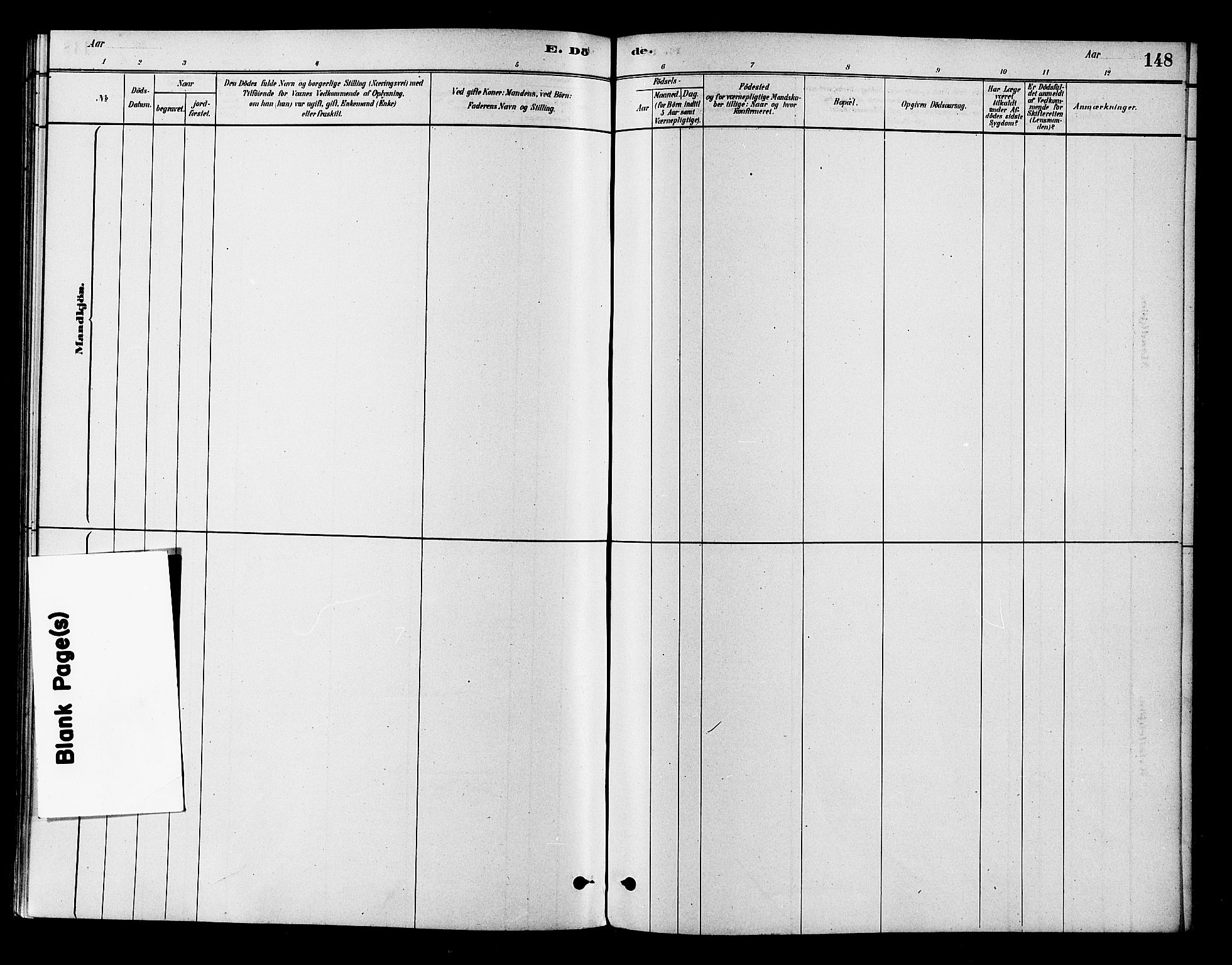 Flesberg kirkebøker, AV/SAKO-A-18/F/Fb/L0001: Parish register (official) no. II 1, 1879-1907, p. 148