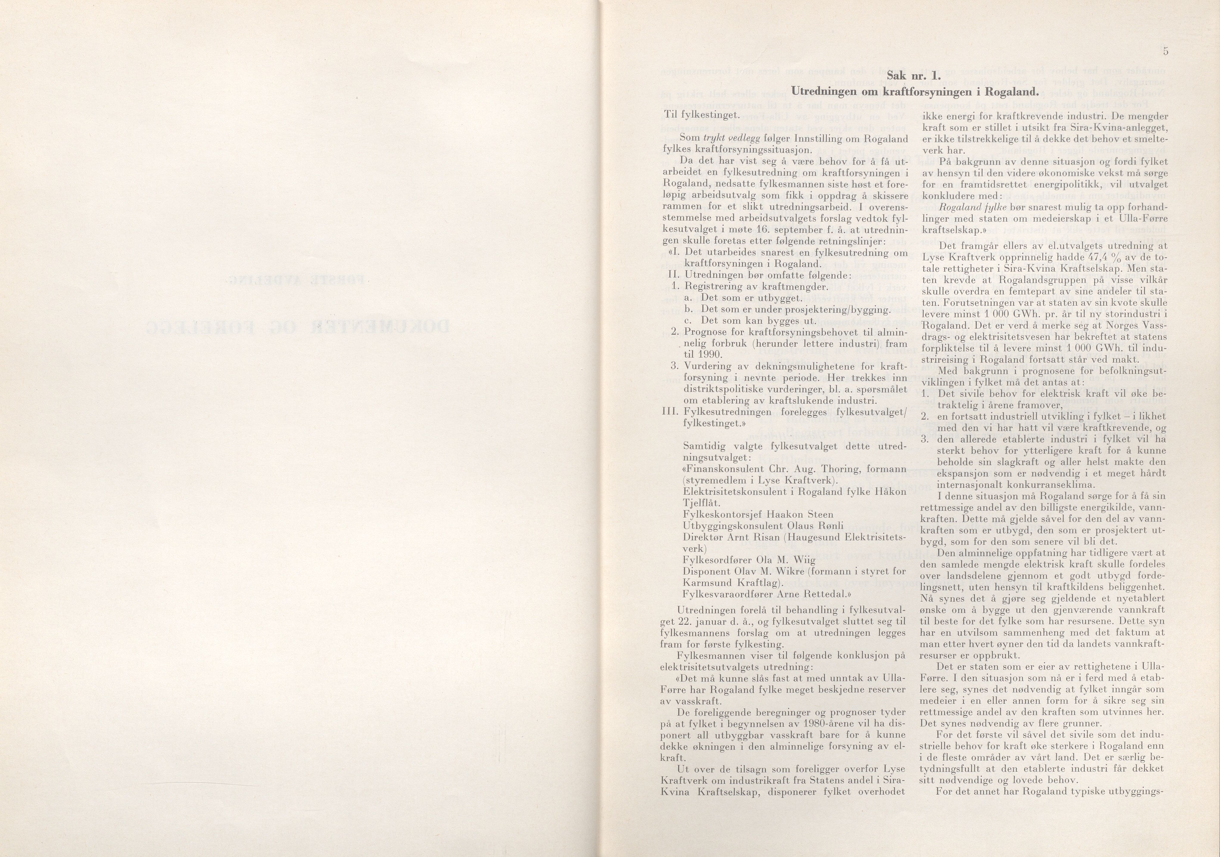 Rogaland fylkeskommune - Fylkesrådmannen , IKAR/A-900/A/Aa/Aaa/L0090: Møtebok , 1970, p. 5