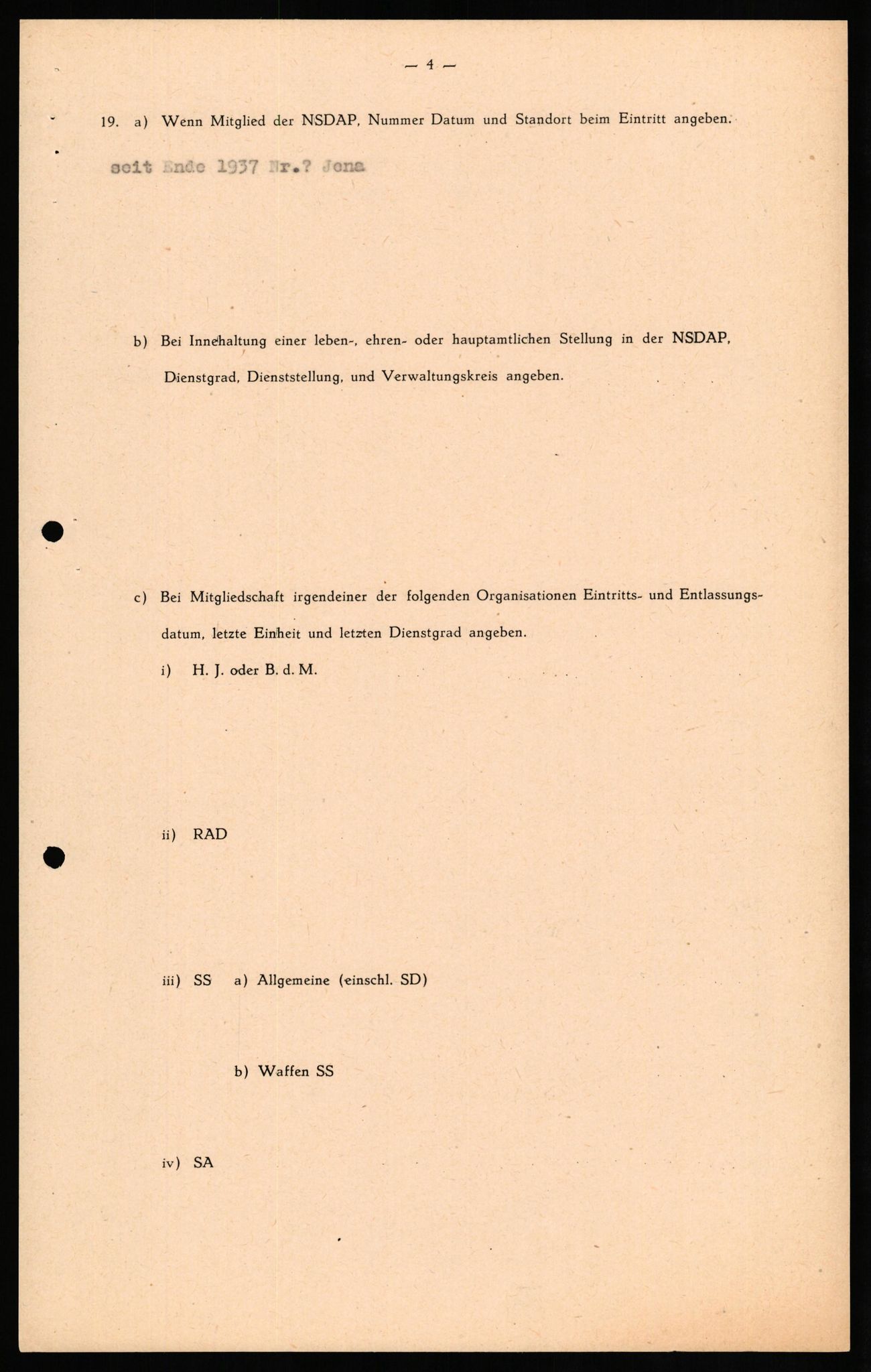 Forsvaret, Forsvarets overkommando II, AV/RA-RAFA-3915/D/Db/L0029: CI Questionaires. Tyske okkupasjonsstyrker i Norge. Tyskere., 1945-1946, p. 231