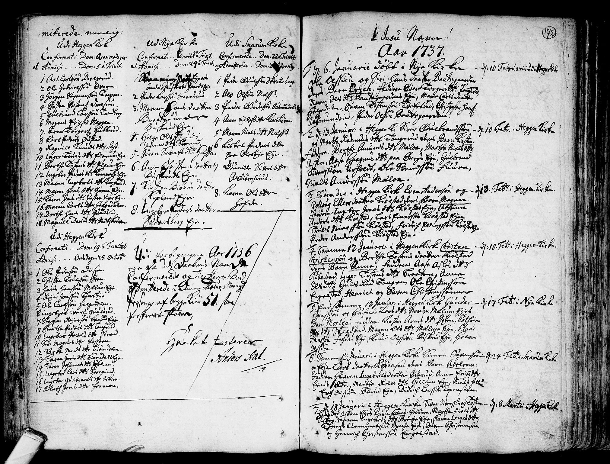 Modum kirkebøker, AV/SAKO-A-234/F/Fa/L0001: Parish register (official) no. 1, 1712-1740, p. 172