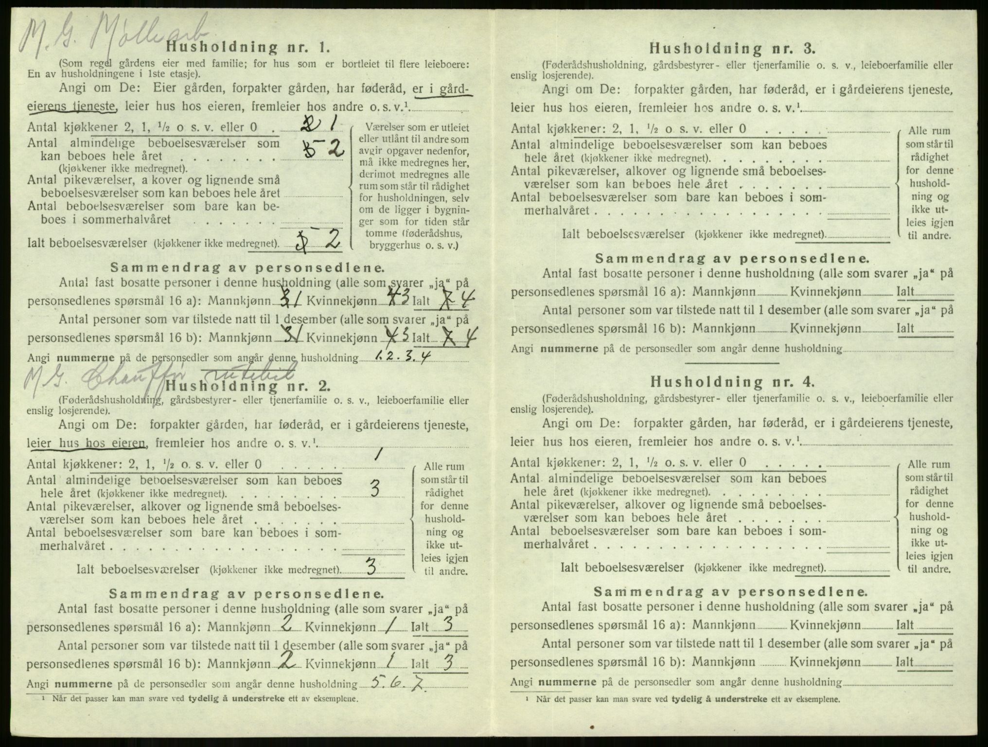 SAKO, 1920 census for Stokke, 1920, p. 1861