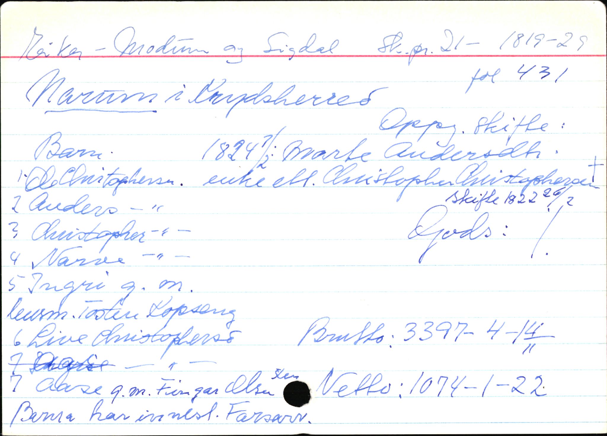 Eiker, Modum og Sigdal sorenskriveri, AV/SAKO-A-123/H, 1676-1828, p. 3534
