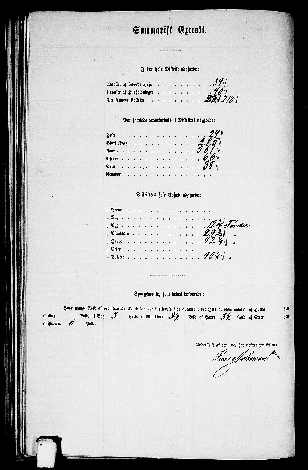 RA, 1865 census for Balestrand, 1865, p. 36