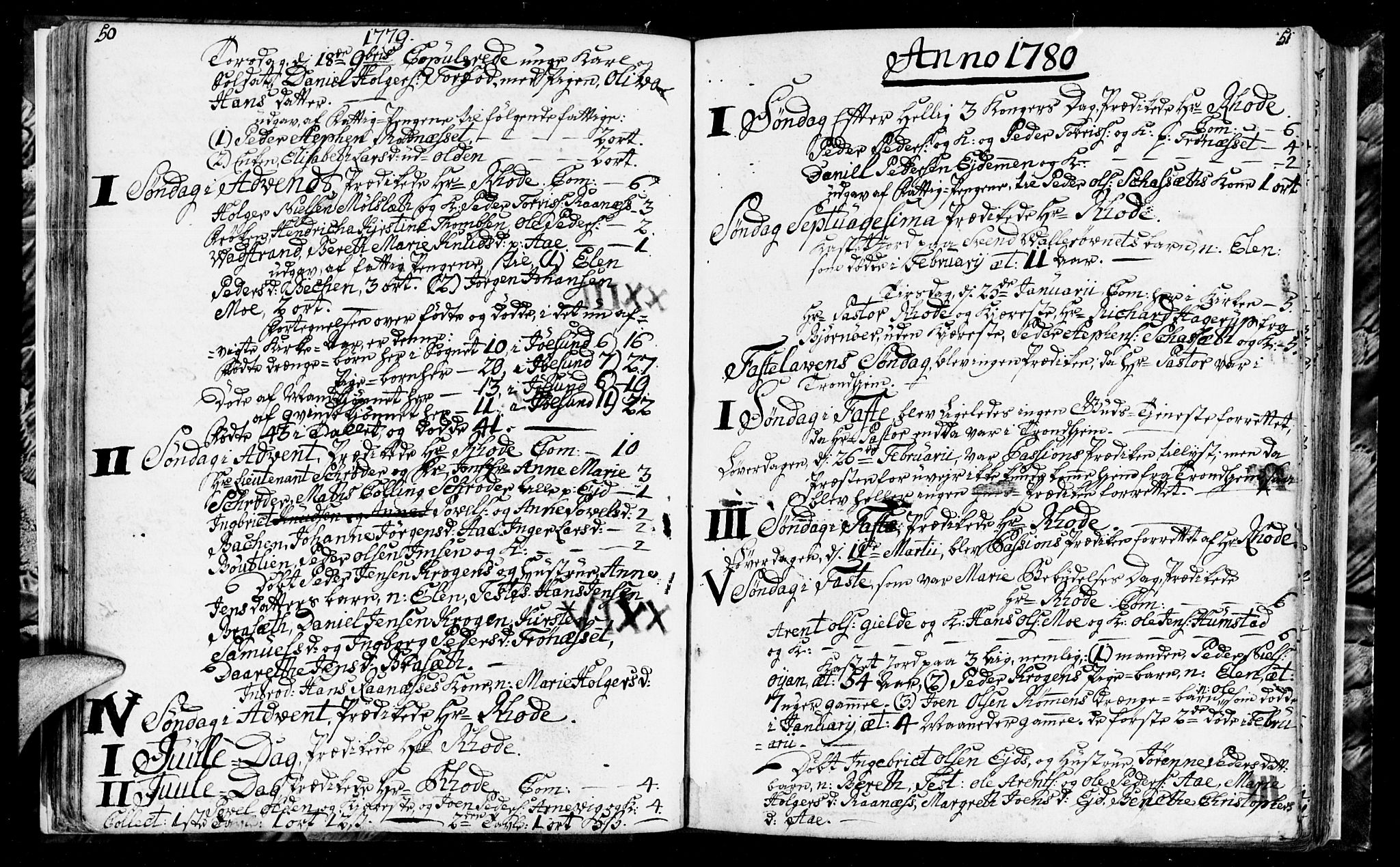 Ministerialprotokoller, klokkerbøker og fødselsregistre - Sør-Trøndelag, SAT/A-1456/655/L0685: Parish register (copy) no. 655C01, 1777-1788, p. 50-51