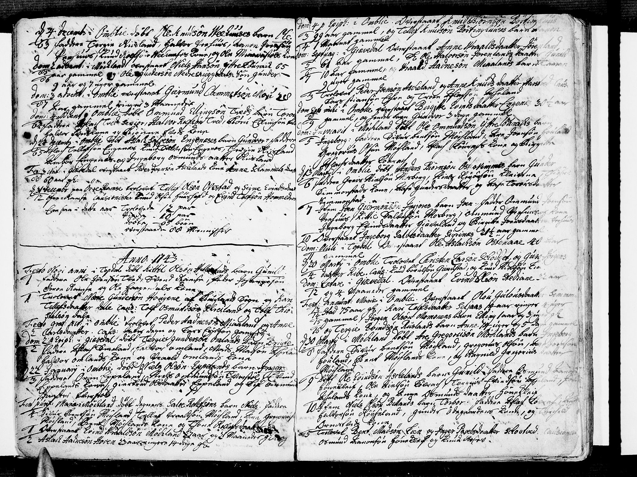 Åmli sokneprestkontor, AV/SAK-1111-0050/F/Fa/Fac/L0002: Parish register (official) no. A 2 /1, 1741-1775