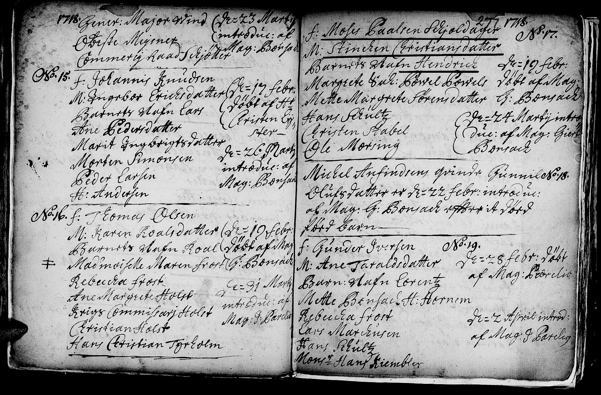 Ministerialprotokoller, klokkerbøker og fødselsregistre - Sør-Trøndelag, AV/SAT-A-1456/601/L0035: Parish register (official) no. 601A03, 1713-1728, p. 277