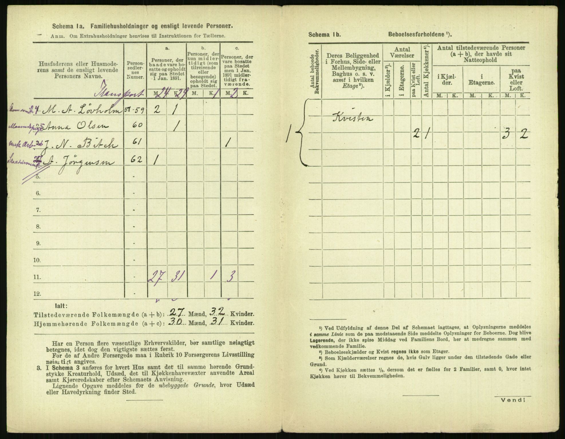 RA, 1891 census for 0301 Kristiania, 1891, p. 83816