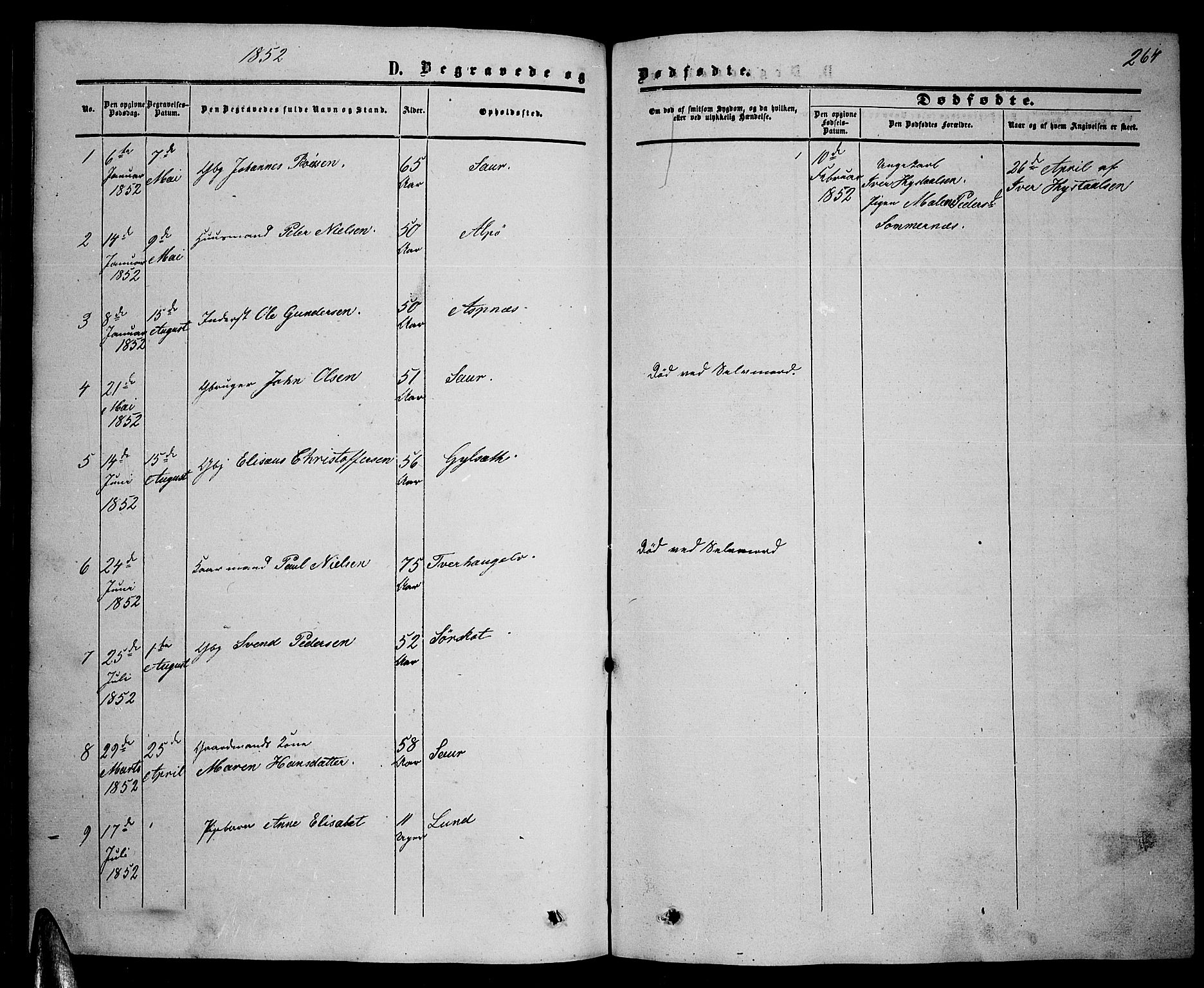 Ministerialprotokoller, klokkerbøker og fødselsregistre - Nordland, SAT/A-1459/857/L0827: Parish register (copy) no. 857C02, 1852-1879, p. 264