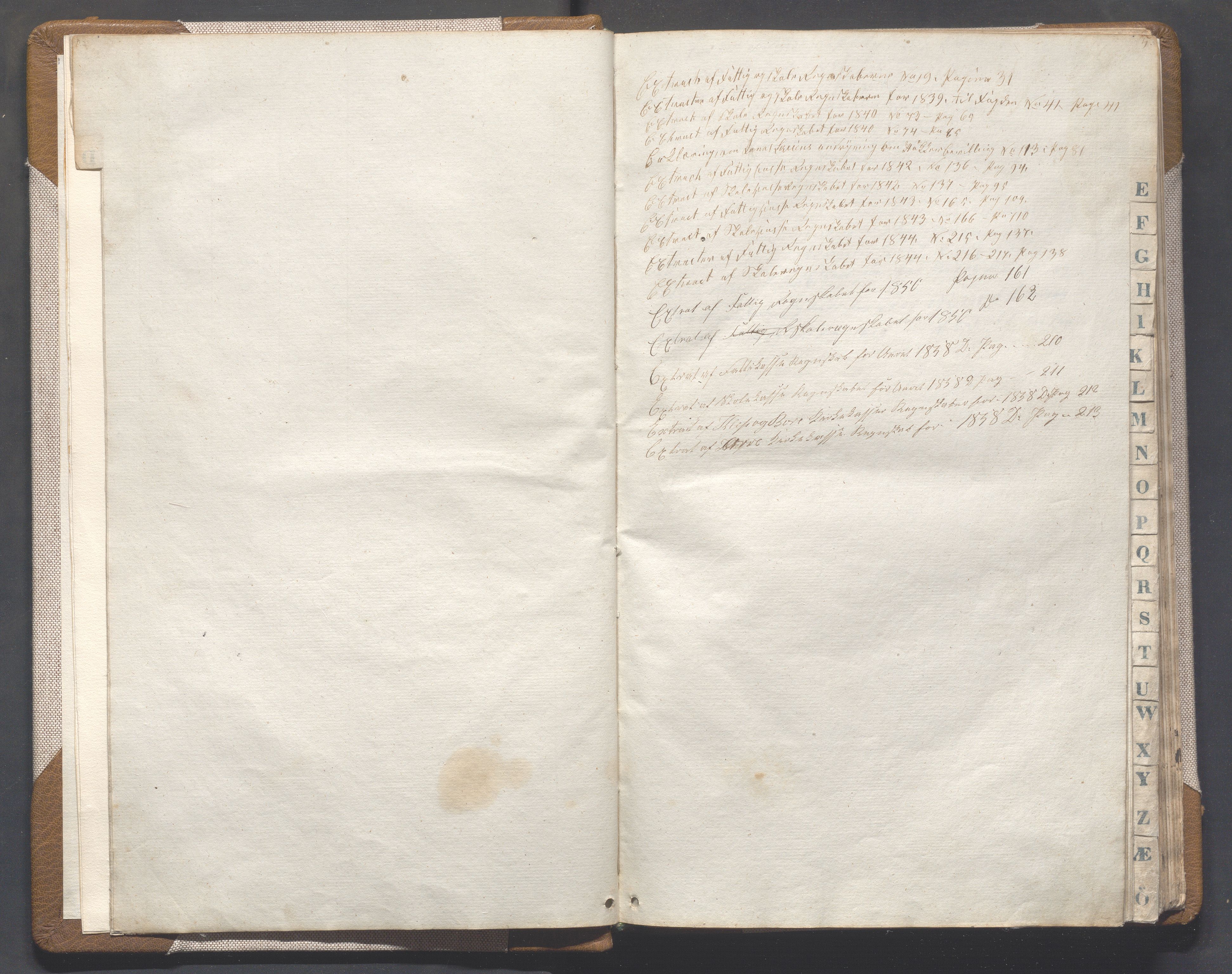 Klepp kommune - Formannskapet, IKAR/K-100277/B/L0001: Kopibok, 1837-1861, p. 5
