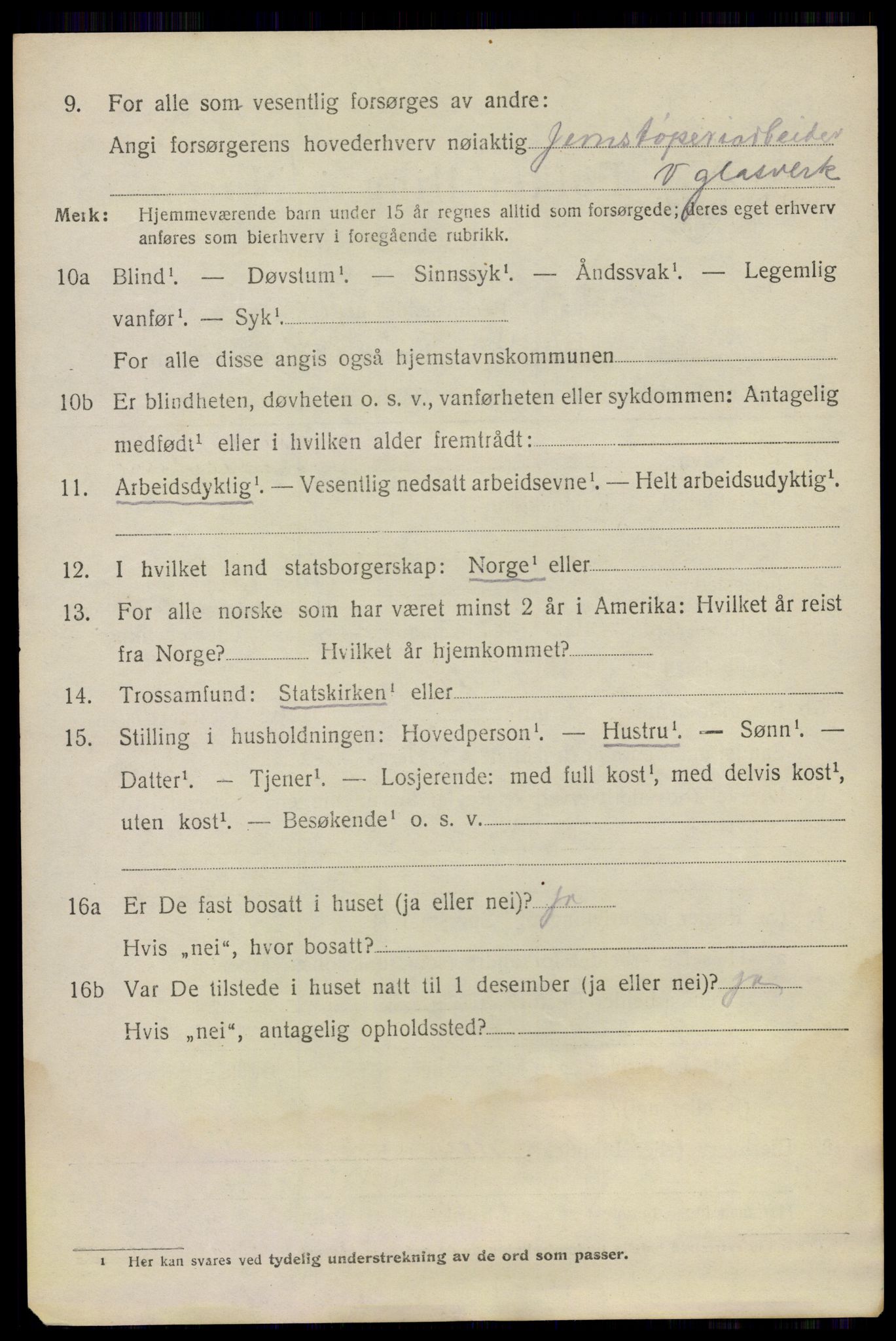 SAO, 1920 census for Bærum, 1920, p. 23401