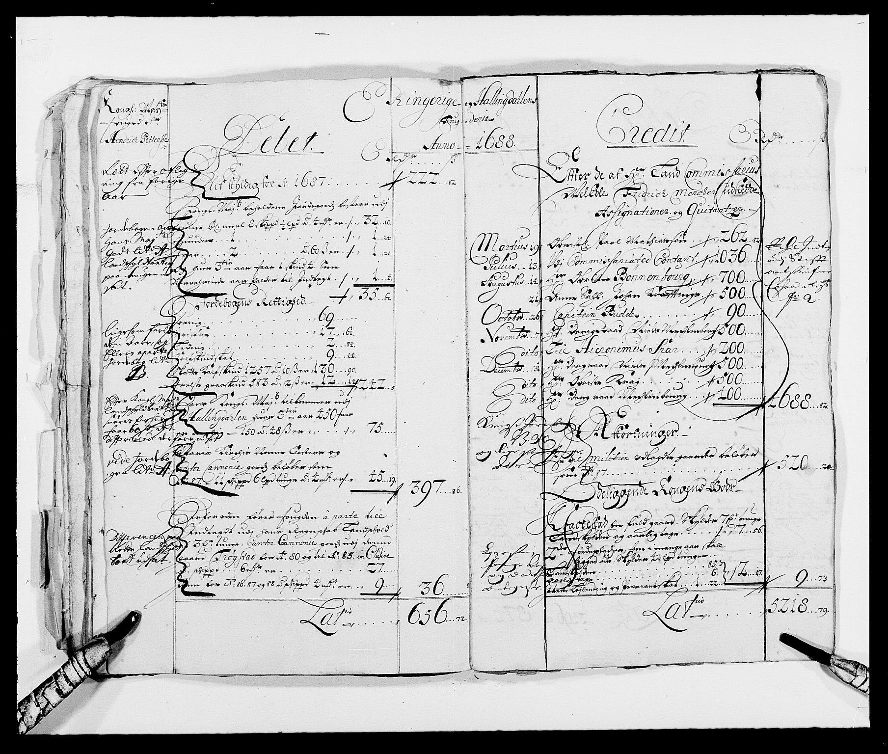 Rentekammeret inntil 1814, Reviderte regnskaper, Fogderegnskap, RA/EA-4092/R21/L1445: Fogderegnskap Ringerike og Hallingdal, 1681-1689, p. 26