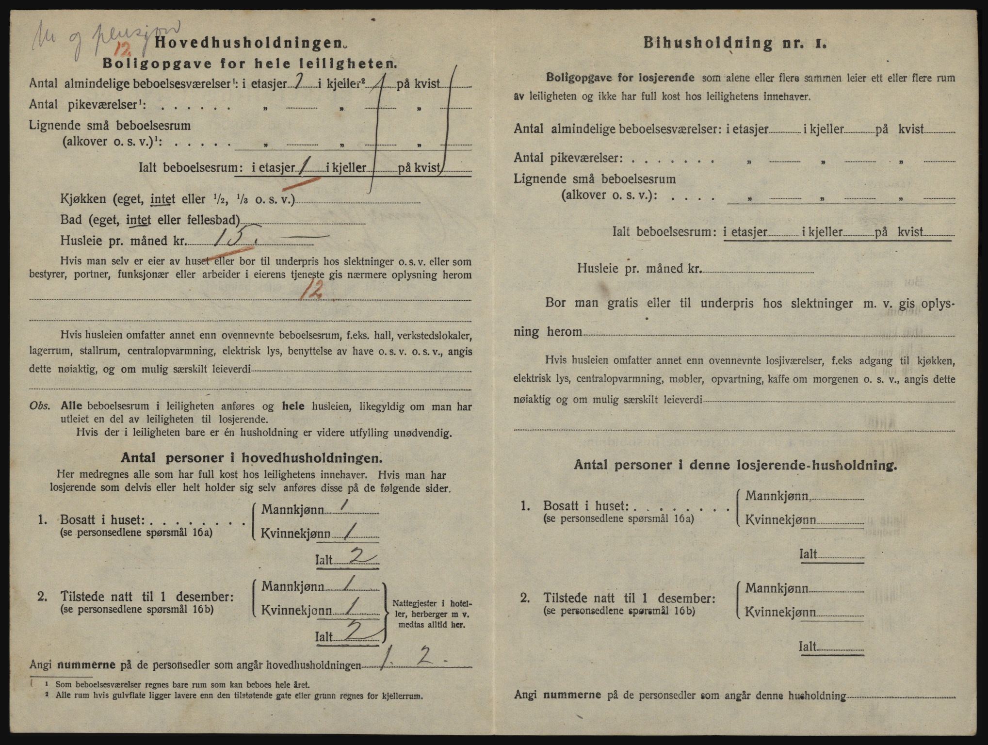 SATØ, 1920 census for Hammerfest, 1920, p. 1515