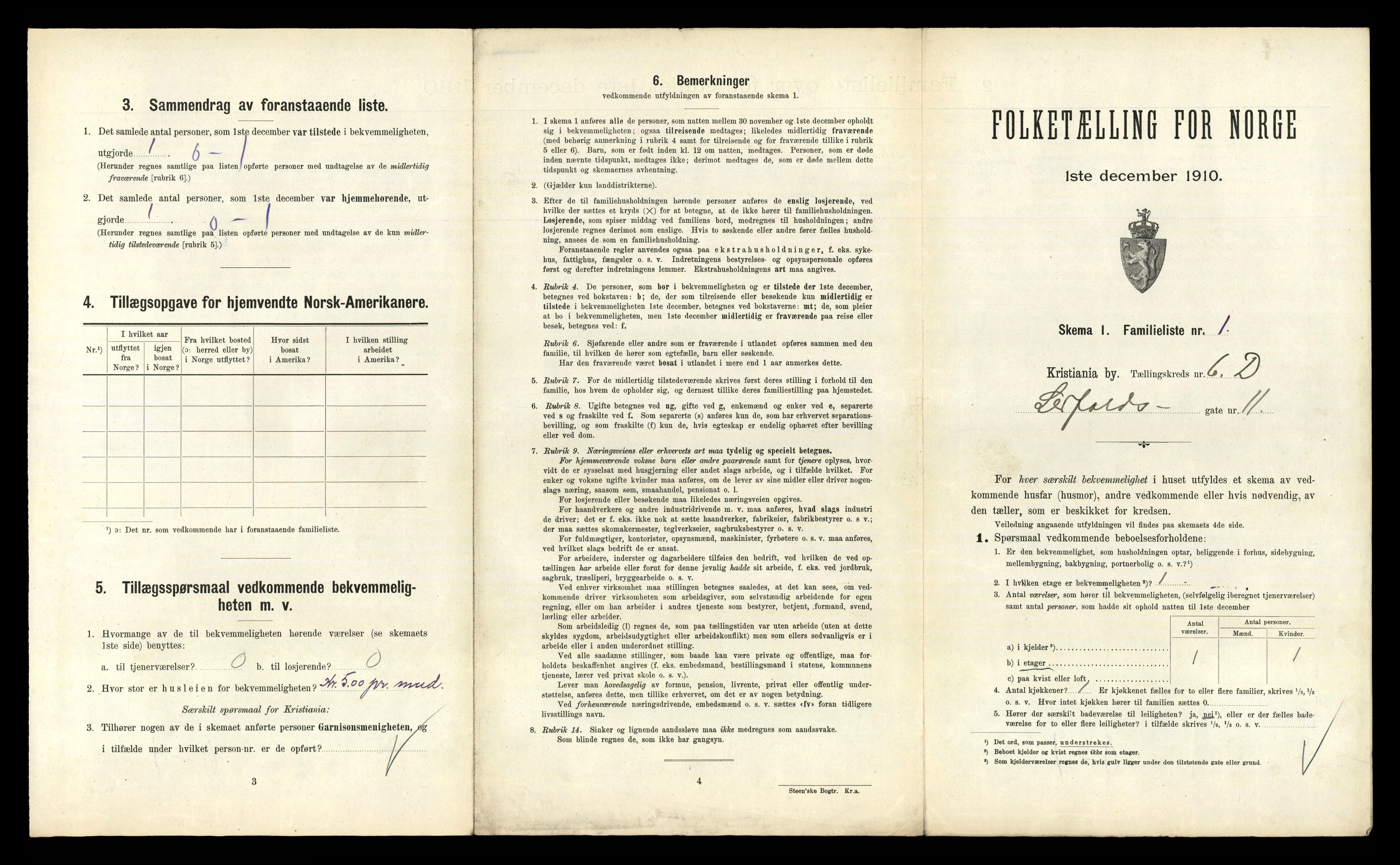 RA, 1910 census for Kristiania, 1910, p. 55785