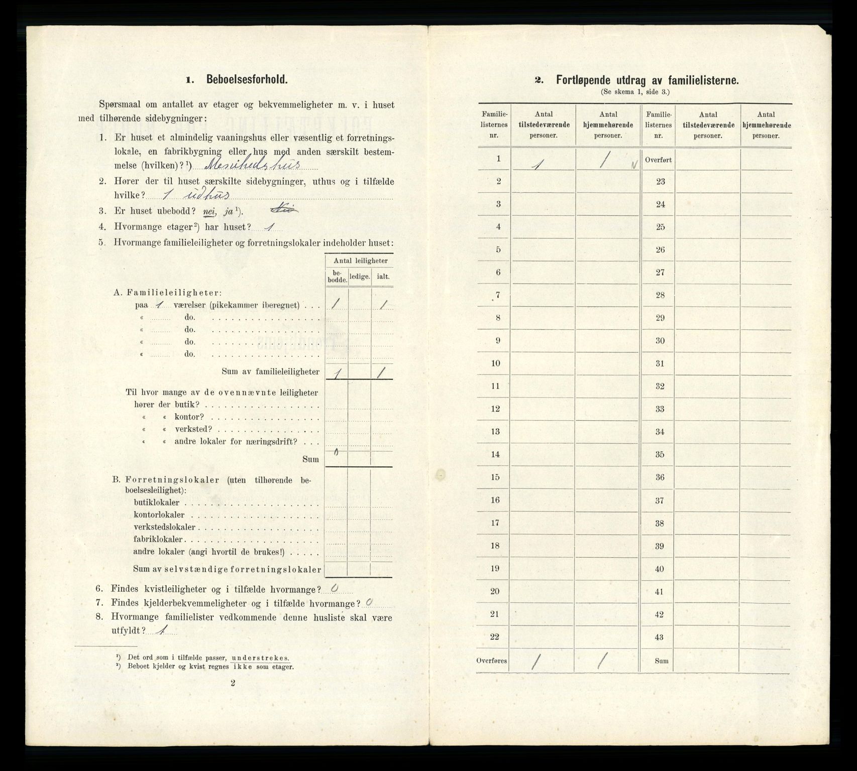 RA, 1910 census for Trondheim, 1910, p. 25078