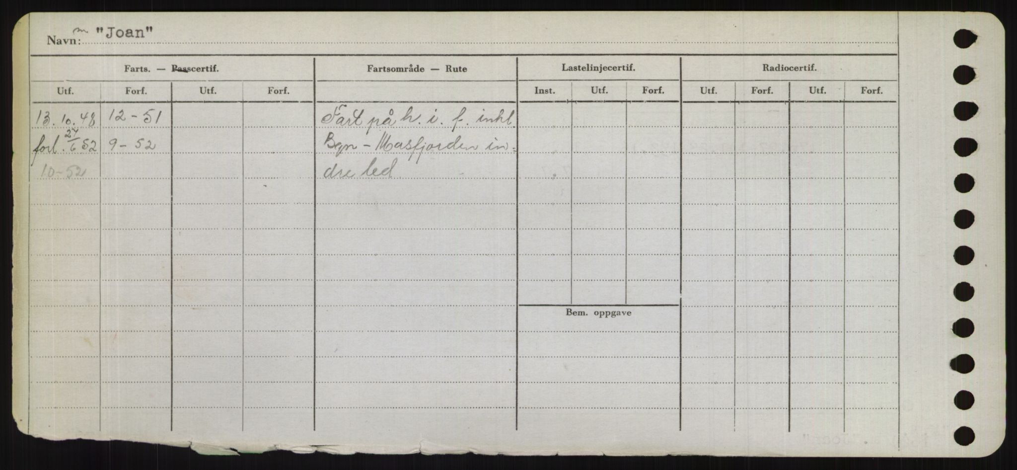 Sjøfartsdirektoratet med forløpere, Skipsmålingen, AV/RA-S-1627/H/Hd/L0019: Fartøy, J, p. 412