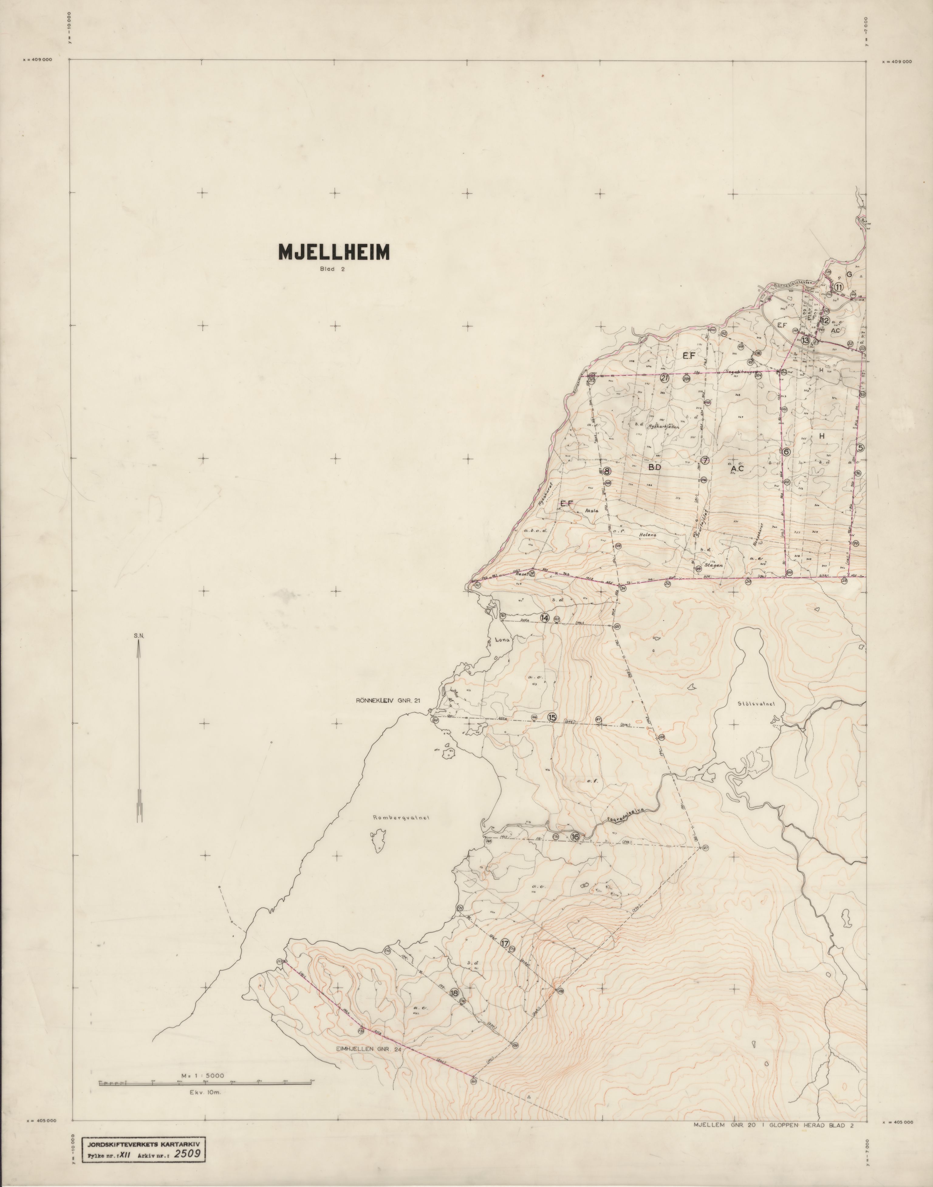 Jordskifteverkets kartarkiv, RA/S-3929/T, 1859-1988, p. 3084