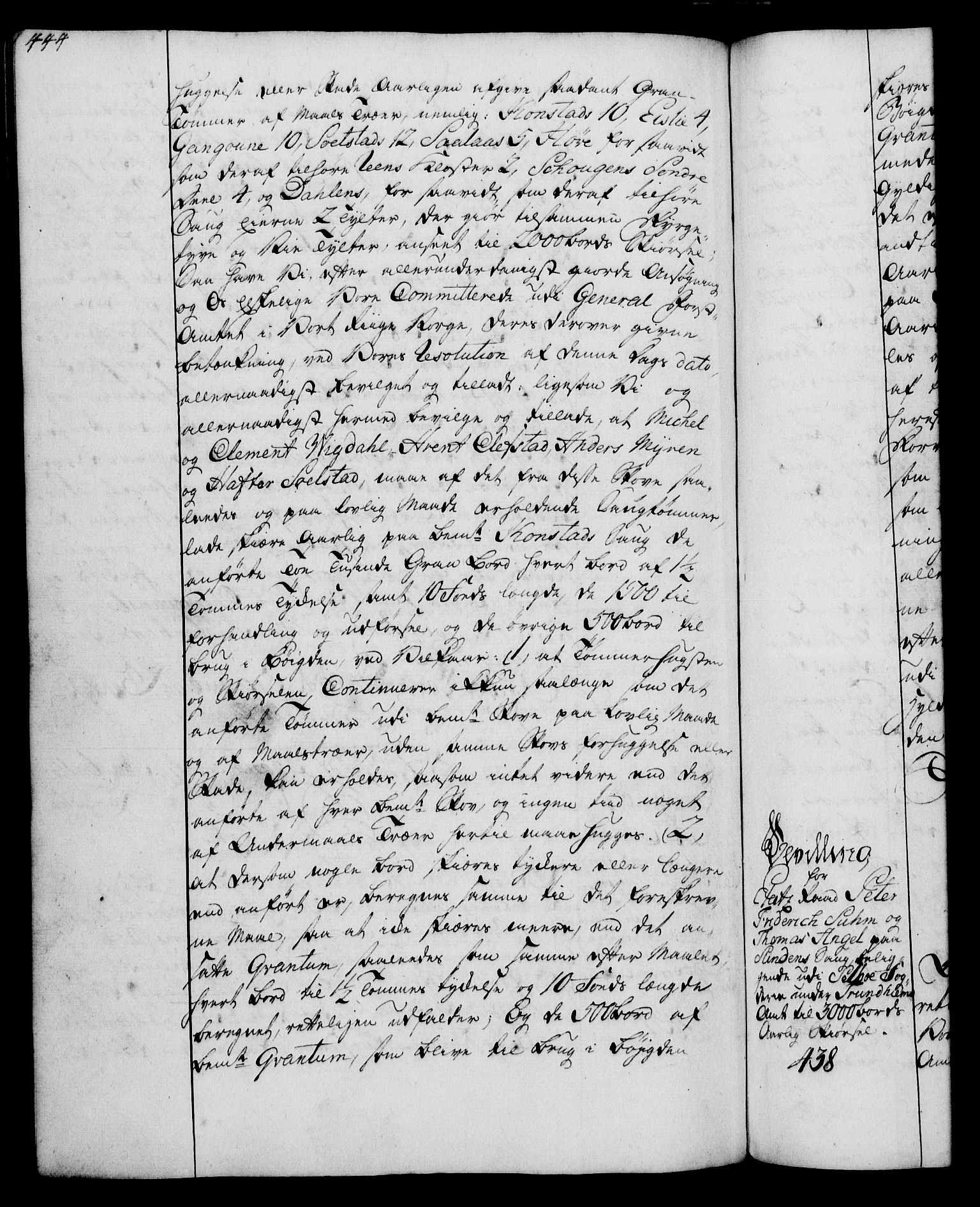 Rentekammeret, Kammerkanselliet, RA/EA-3111/G/Gg/Gga/L0007: Norsk ekspedisjonsprotokoll med register (merket RK 53.7), 1759-1768, p. 444