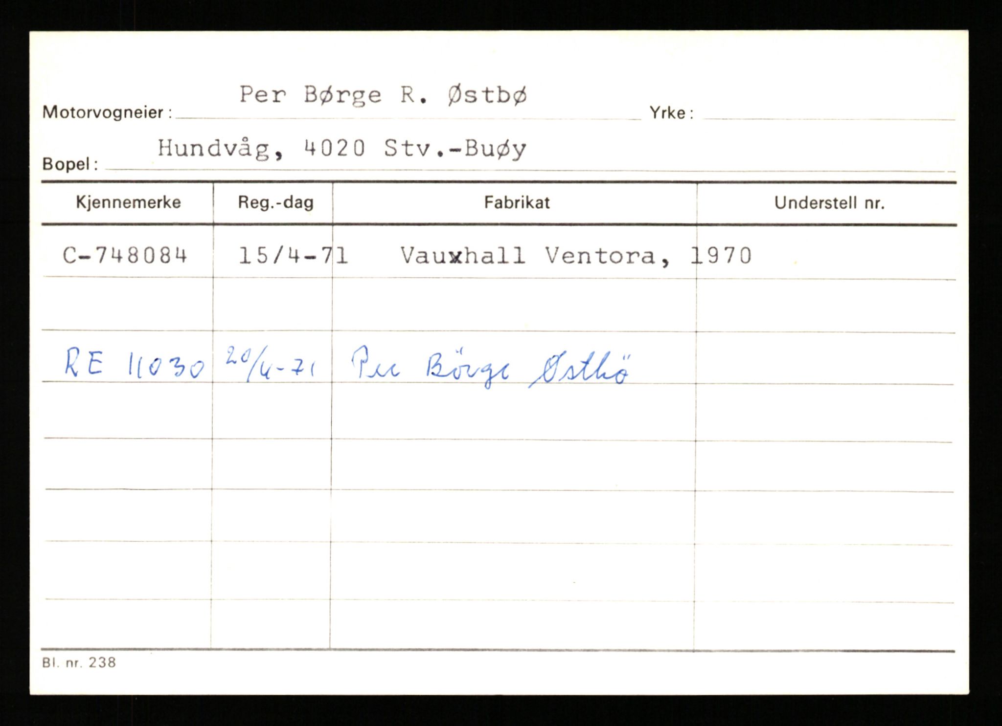 Stavanger trafikkstasjon, AV/SAST-A-101942/0/G/L0012: Registreringsnummer: 363571 - 800000, 1930-1971, p. 2913