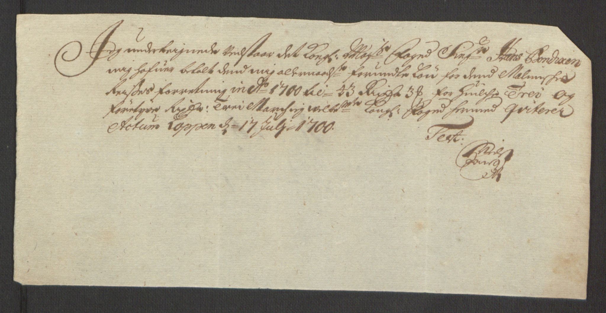 Rentekammeret inntil 1814, Reviderte regnskaper, Fogderegnskap, AV/RA-EA-4092/R69/L4851: Fogderegnskap Finnmark/Vardøhus, 1691-1700, p. 482