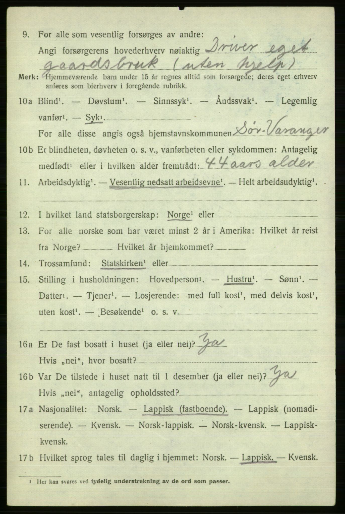 SATØ, 1920 census for Sør-Varanger, 1920, p. 2942