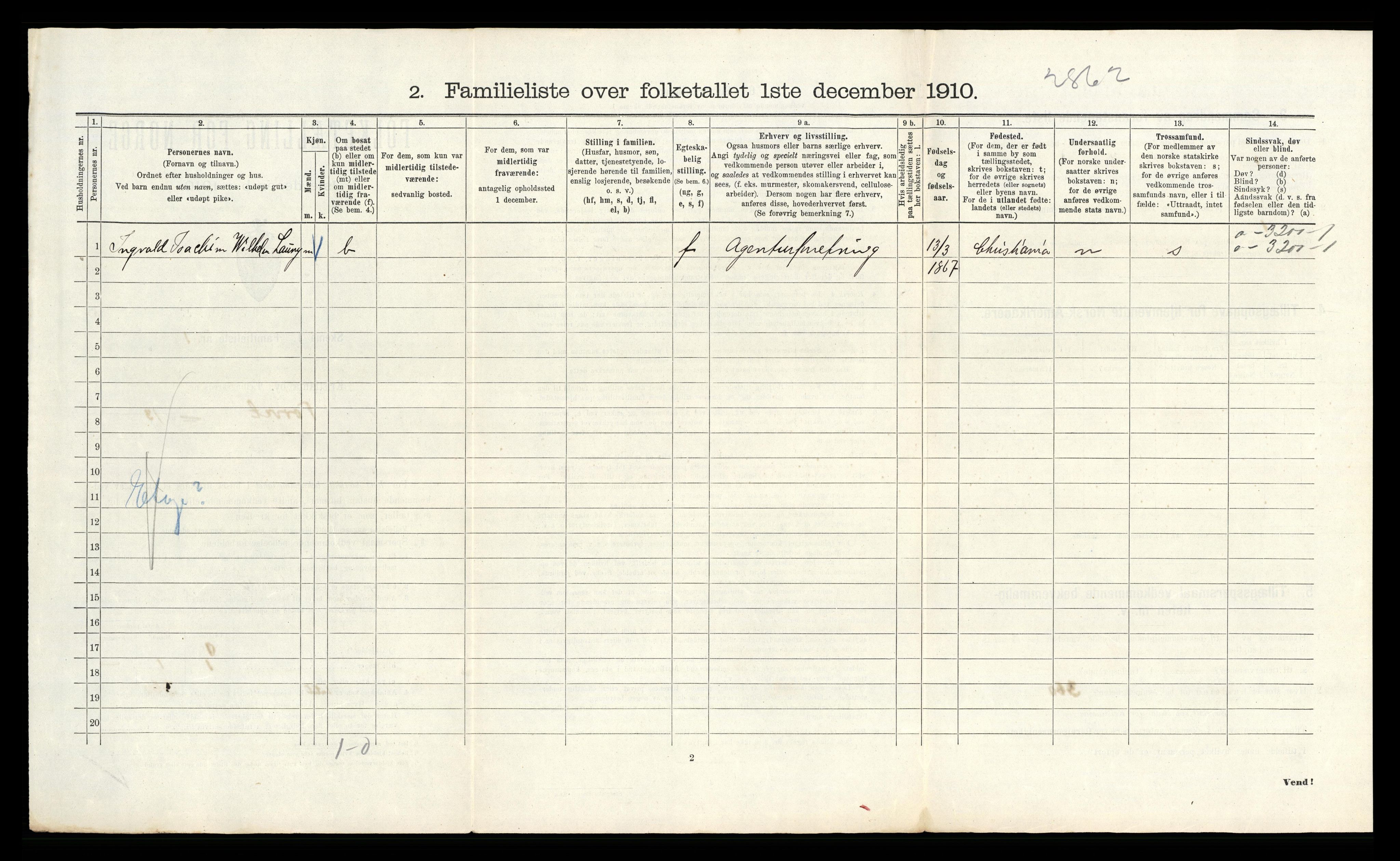 RA, 1910 census for Kristiania, 1910, p. 110492