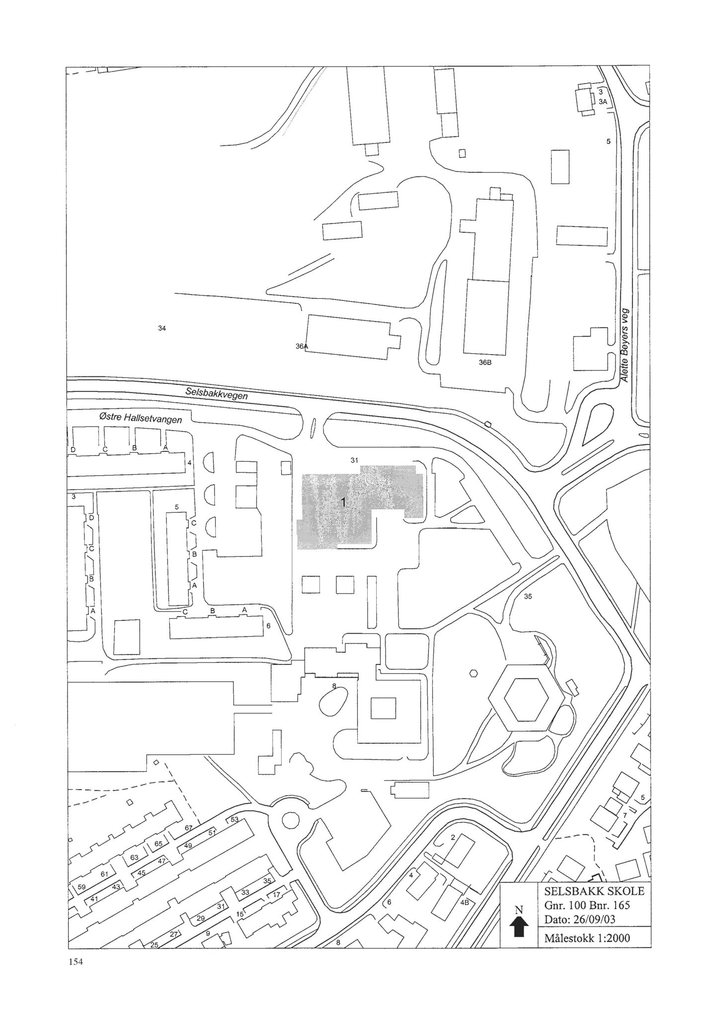 , Trondheim kommunes skoleanlegg - Beskrivelse og antikvarisk klassifisering, 2003, p. 163