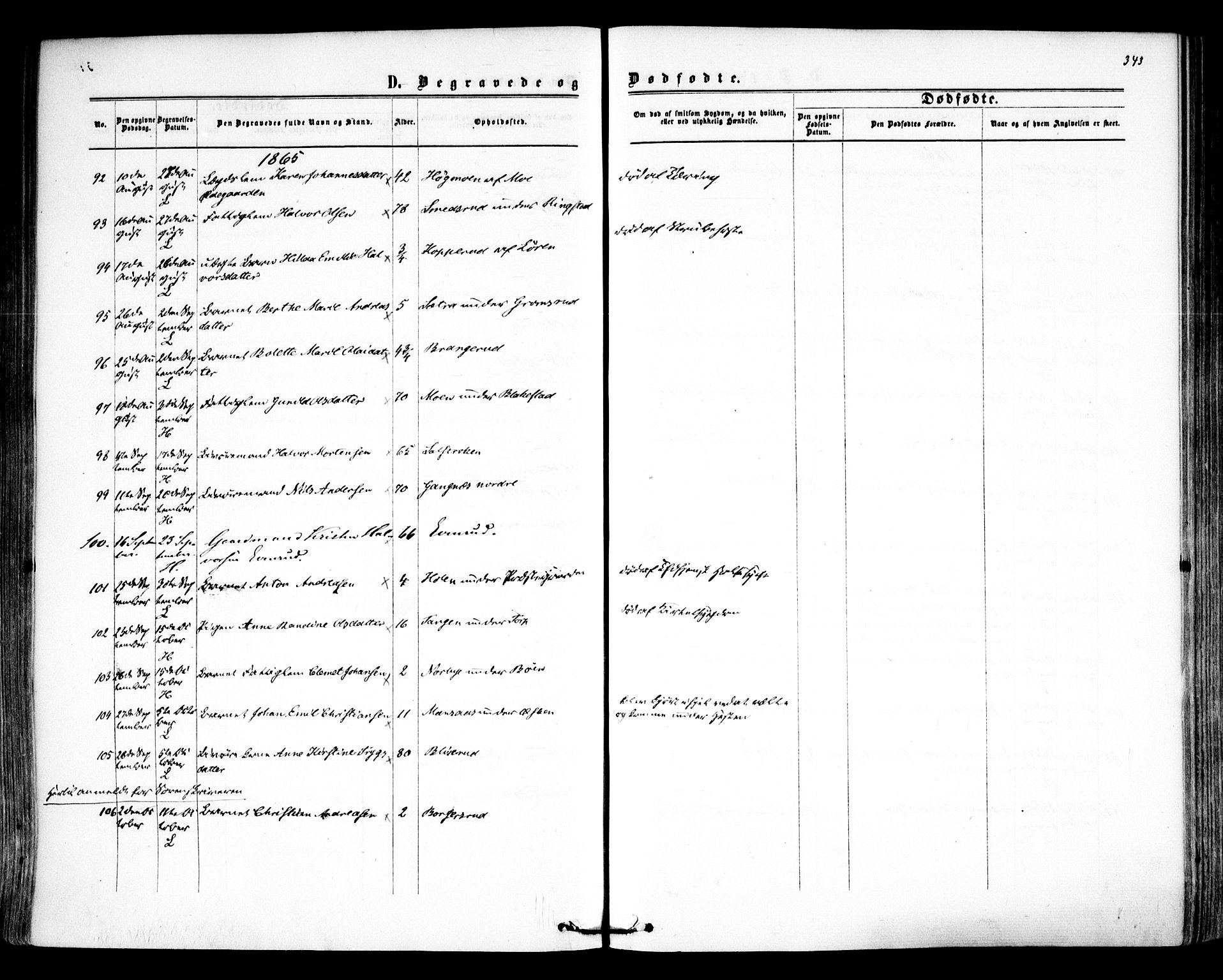 Høland prestekontor Kirkebøker, AV/SAO-A-10346a/F/Fa/L0011: Parish register (official) no. I 11, 1862-1869, p. 343