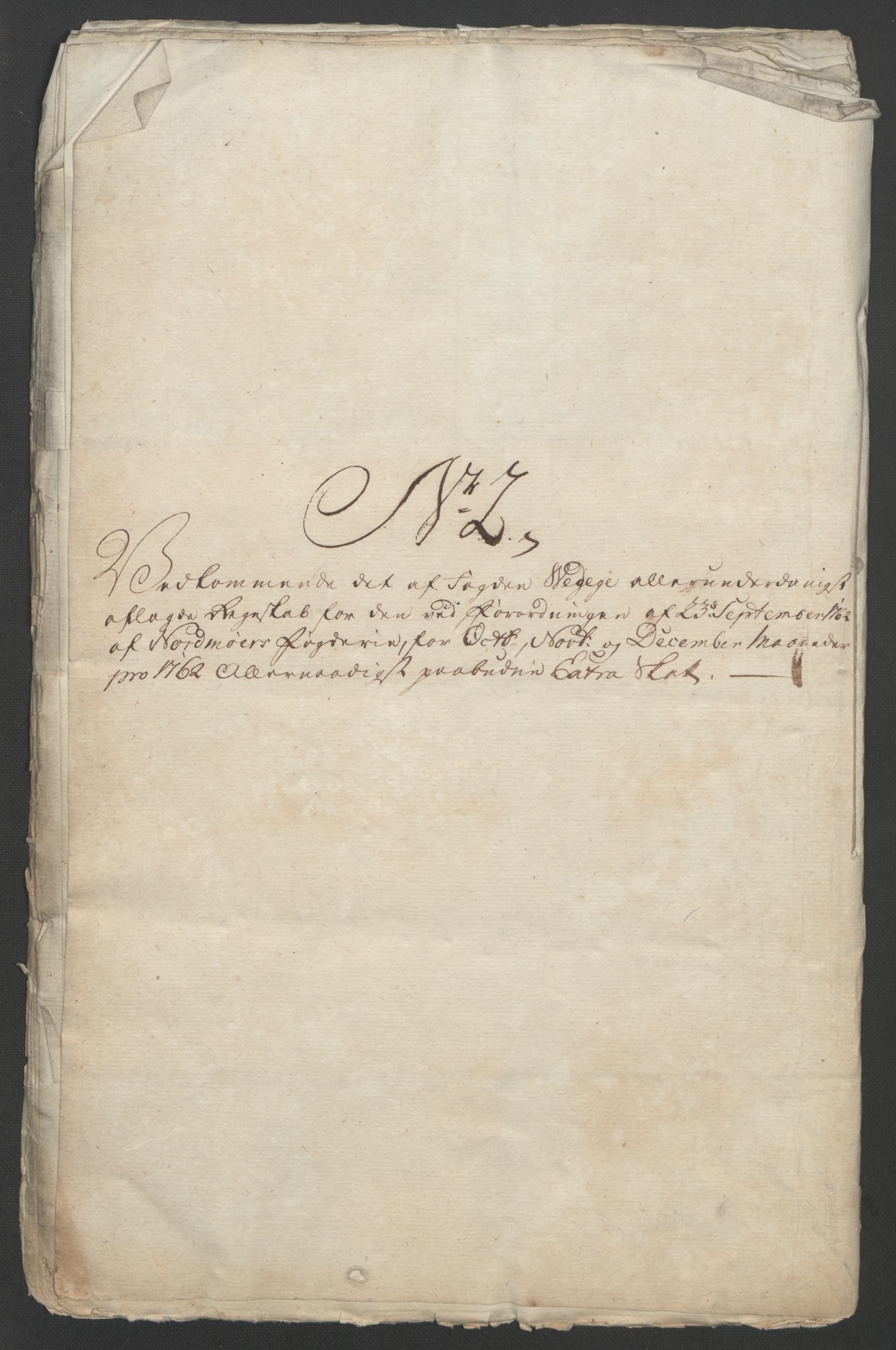 Rentekammeret inntil 1814, Reviderte regnskaper, Fogderegnskap, RA/EA-4092/R56/L3841: Ekstraskatten Nordmøre, 1762-1763, p. 190